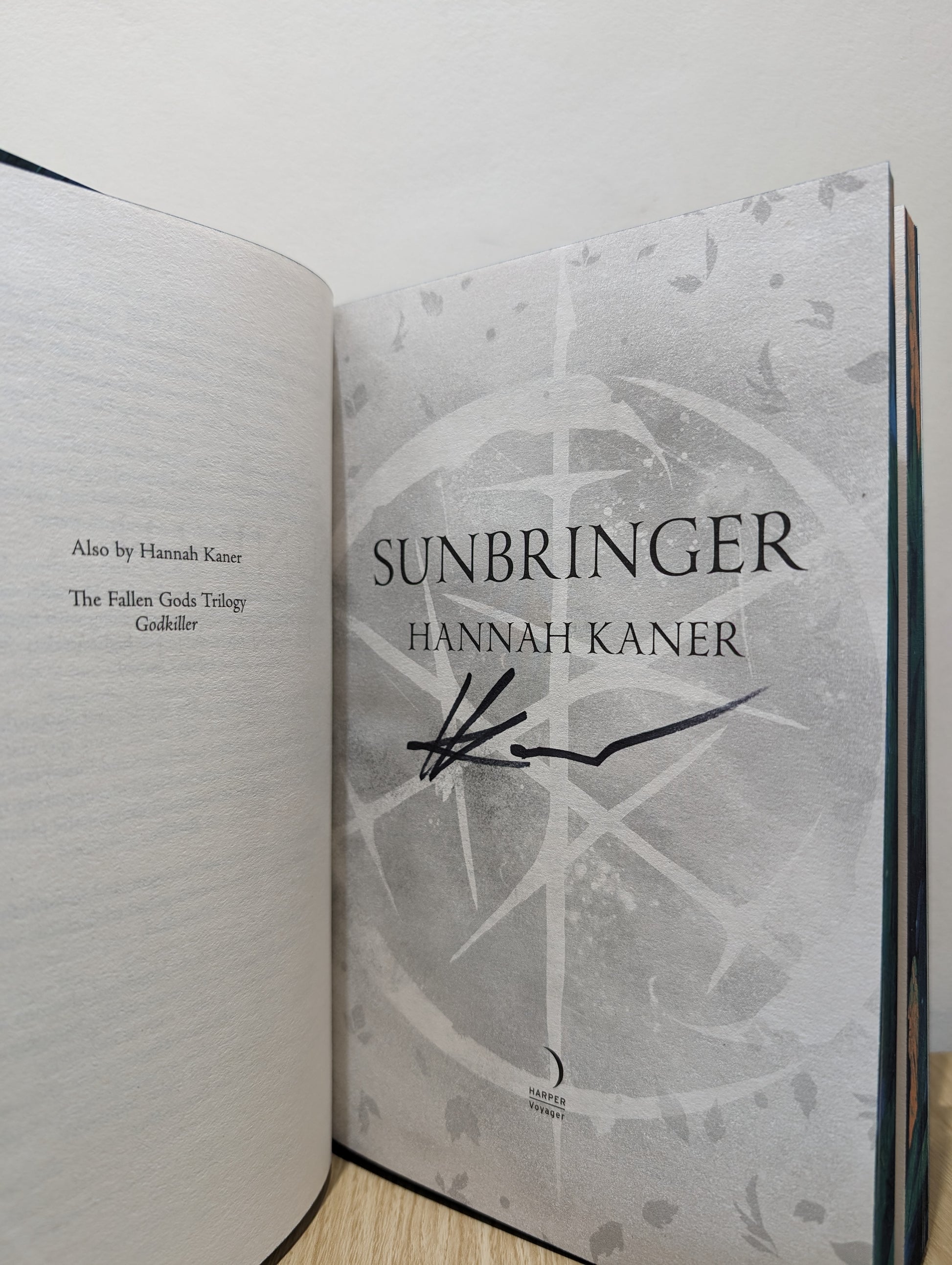 Sunbringer: sequel to Godkiller (Signed First Edition with sprayed edges)