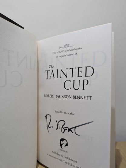 The Tainted Cup (Signed Numbered First Edition with sprayed edges)