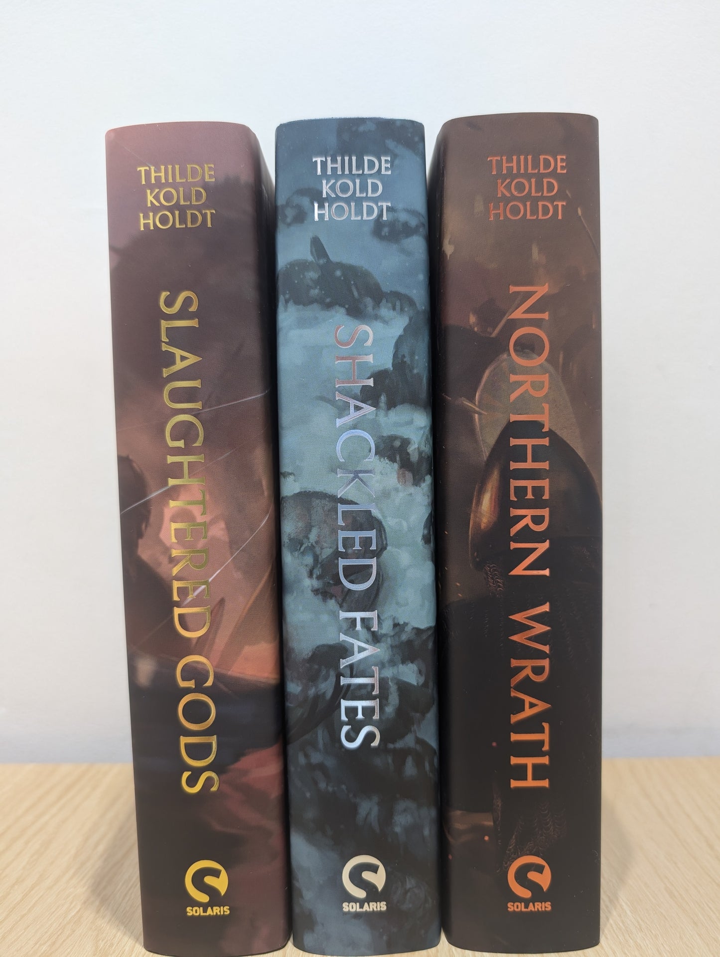 The Hanged God Trilogy: Northern Wrath; Shackled Fates; Slaughtered Gods (Signed Numbered Set with sprayed edges)