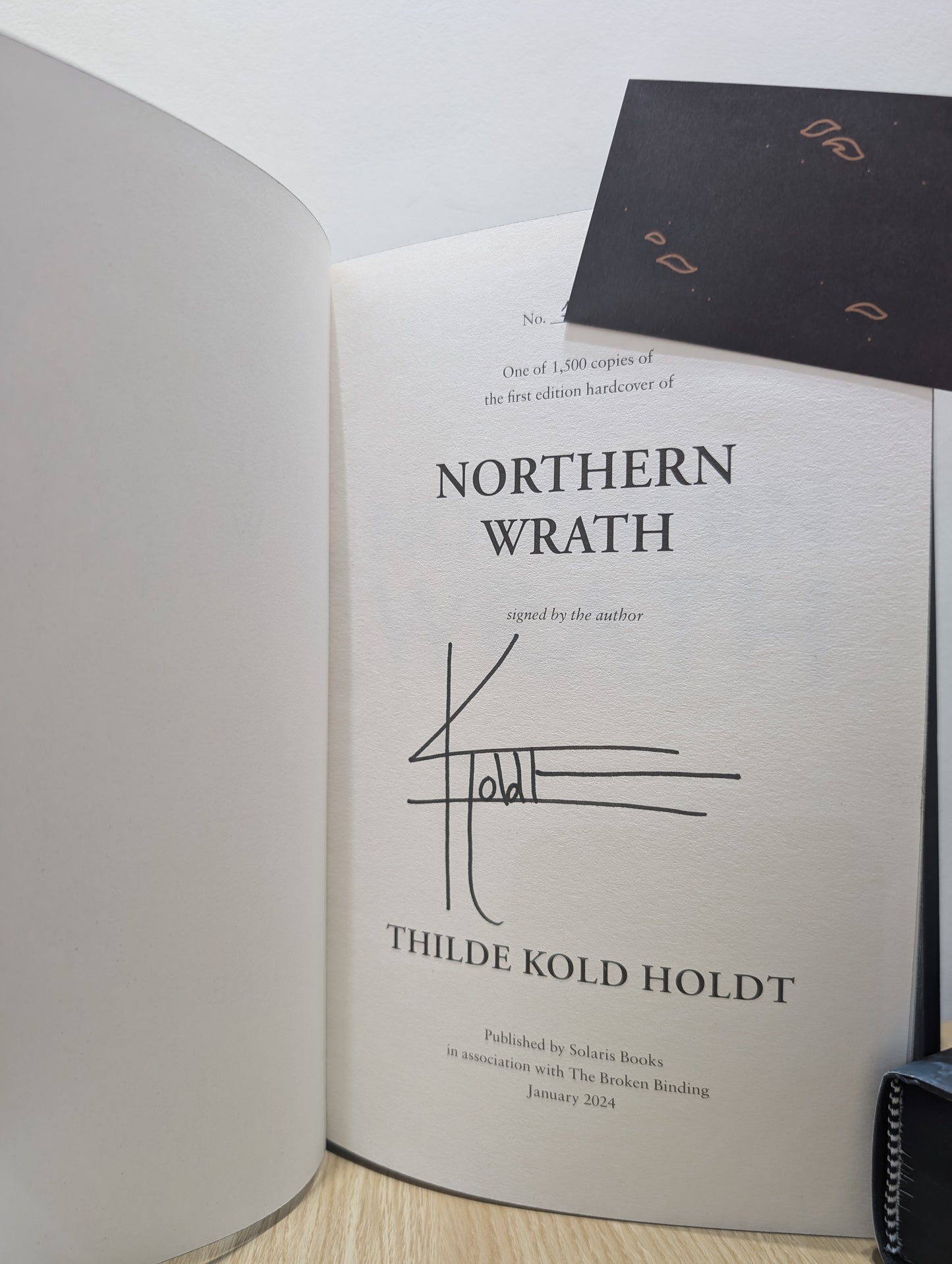 The Hanged God Trilogy: Northern Wrath; Shackled Fates; Slaughtered Gods (Signed Numbered Set with sprayed edges)