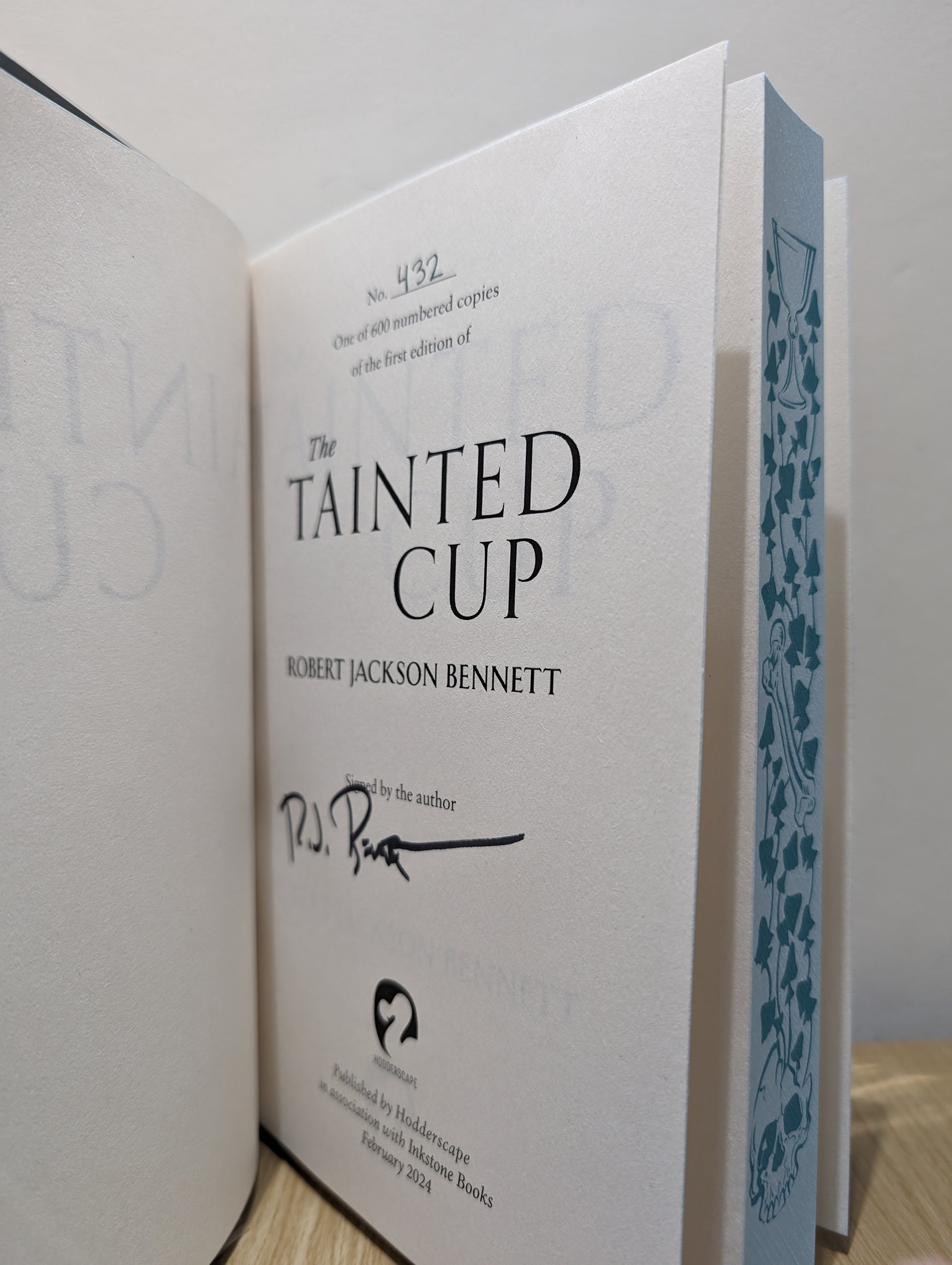 The Tainted Cup (Signed Numbered First Edition)