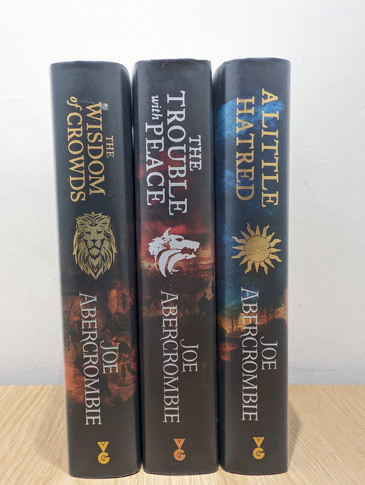 The Age of Madness Series 1-3: A Little Hatred; The Trouble with Peace; The Wisdom of Crowds (Signed First Edition Set)