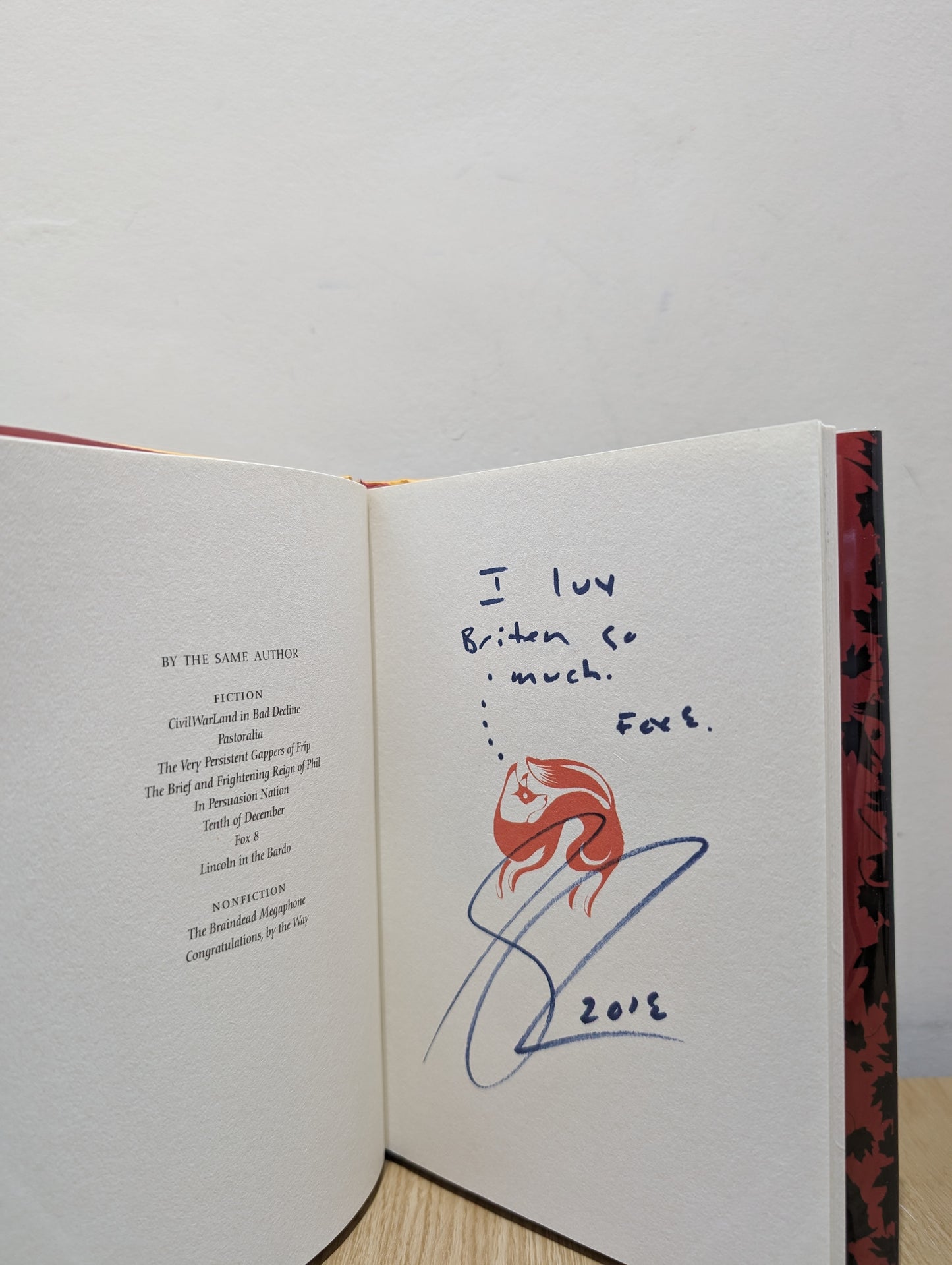 Fox 8 (Signed Lined First Edition)