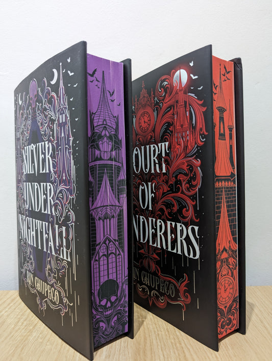 Reaper Series 1-2: Silver Under Nightfall; Court of Wanderers (Signed Set with sprayed edges)