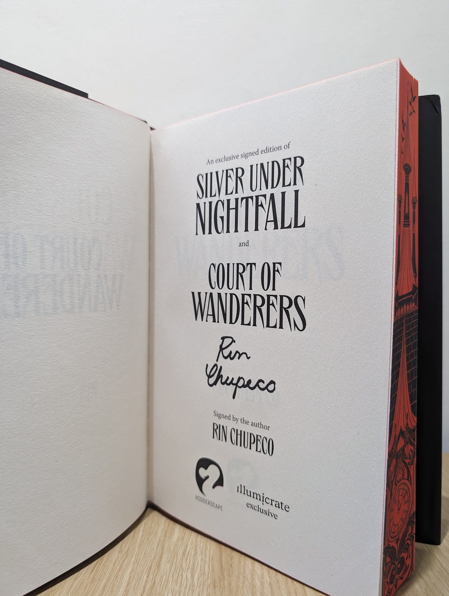 Reaper Series 1-2: Silver Under Nightfall; Court of Wanderers (Signed Set with sprayed edges)