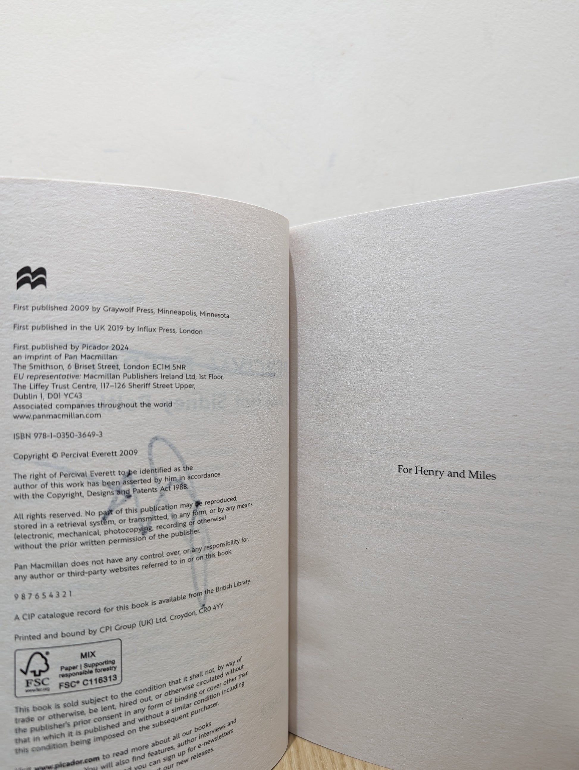 I Am Not Sidney Poitier (Picador Collection) (Signed to Title Page)