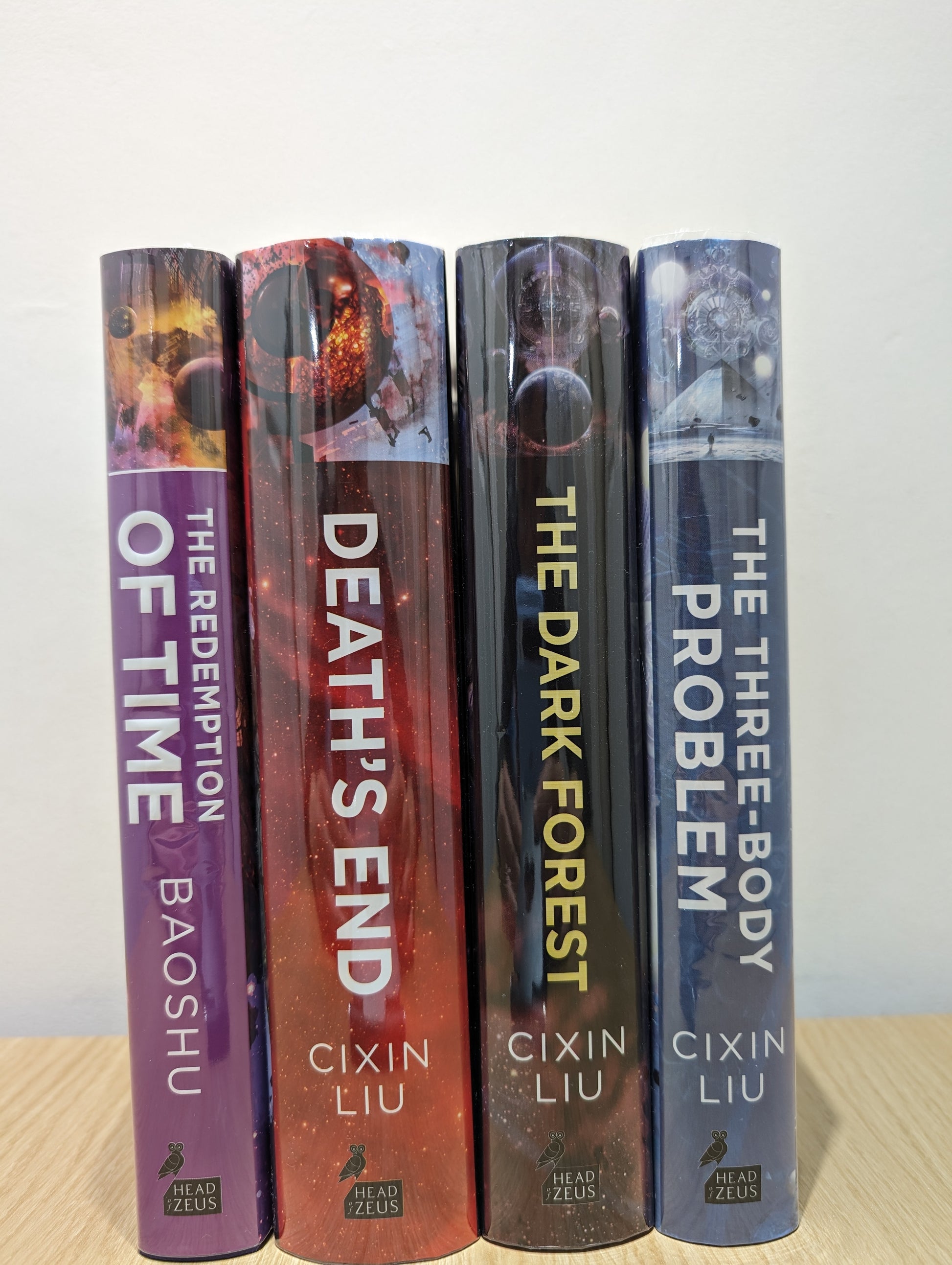 The Three-Body Problem, The Dark Forest, Death's End; The Redemption of Time (Double Signed First Edition Set)