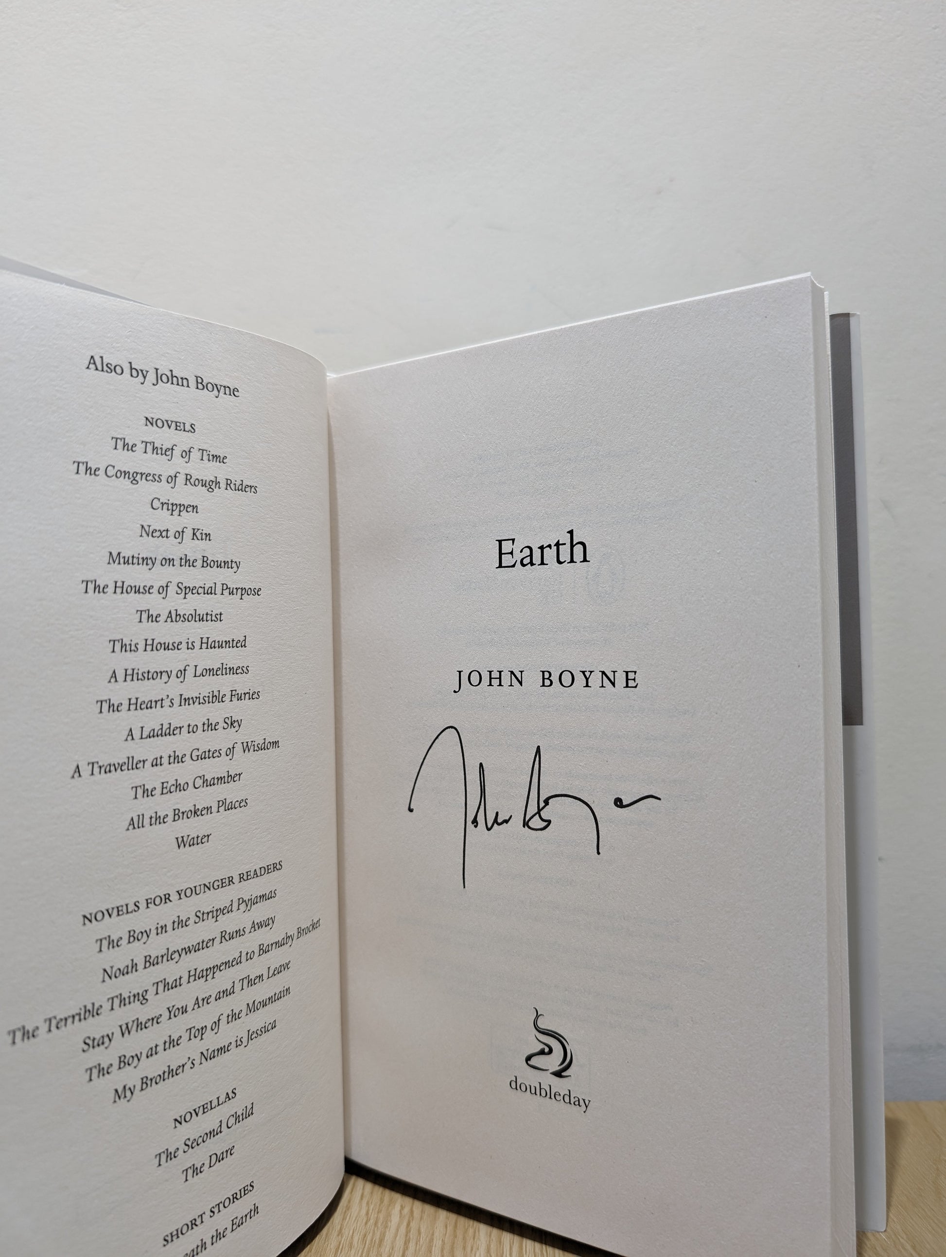 Earth: from the author of The Heart's Invisible Furies (Signed First Edition)