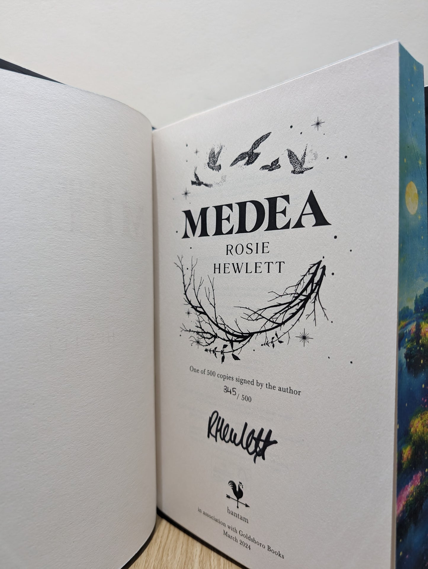 Medea (Signed Numbered First Edition with sprayed edges)