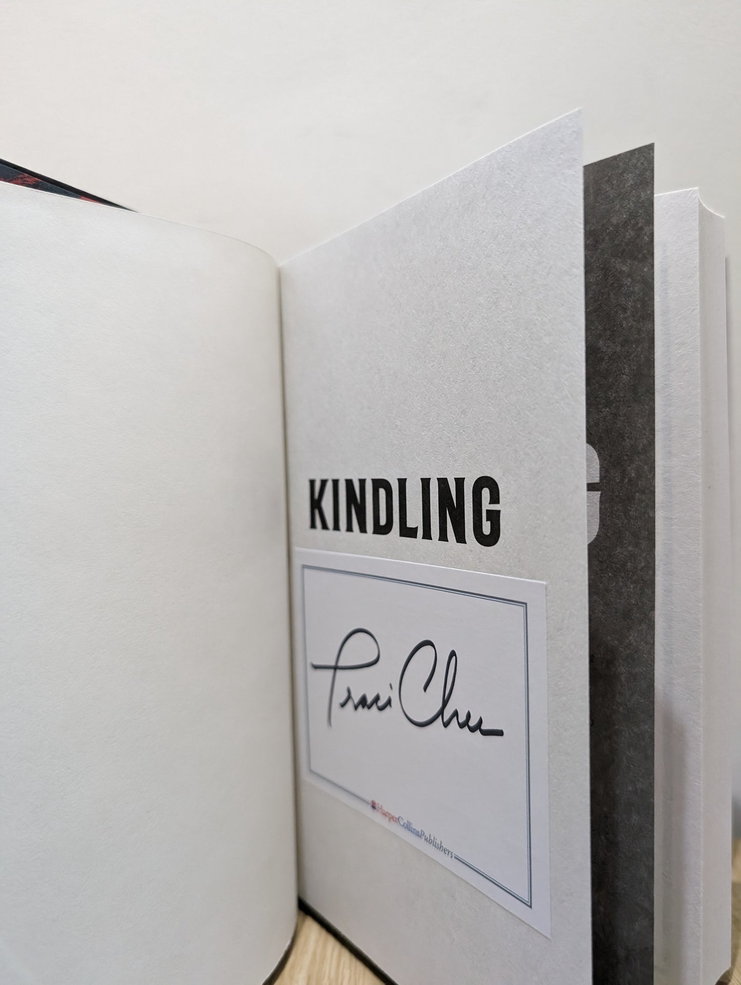 Kindling (Signed First Edition)