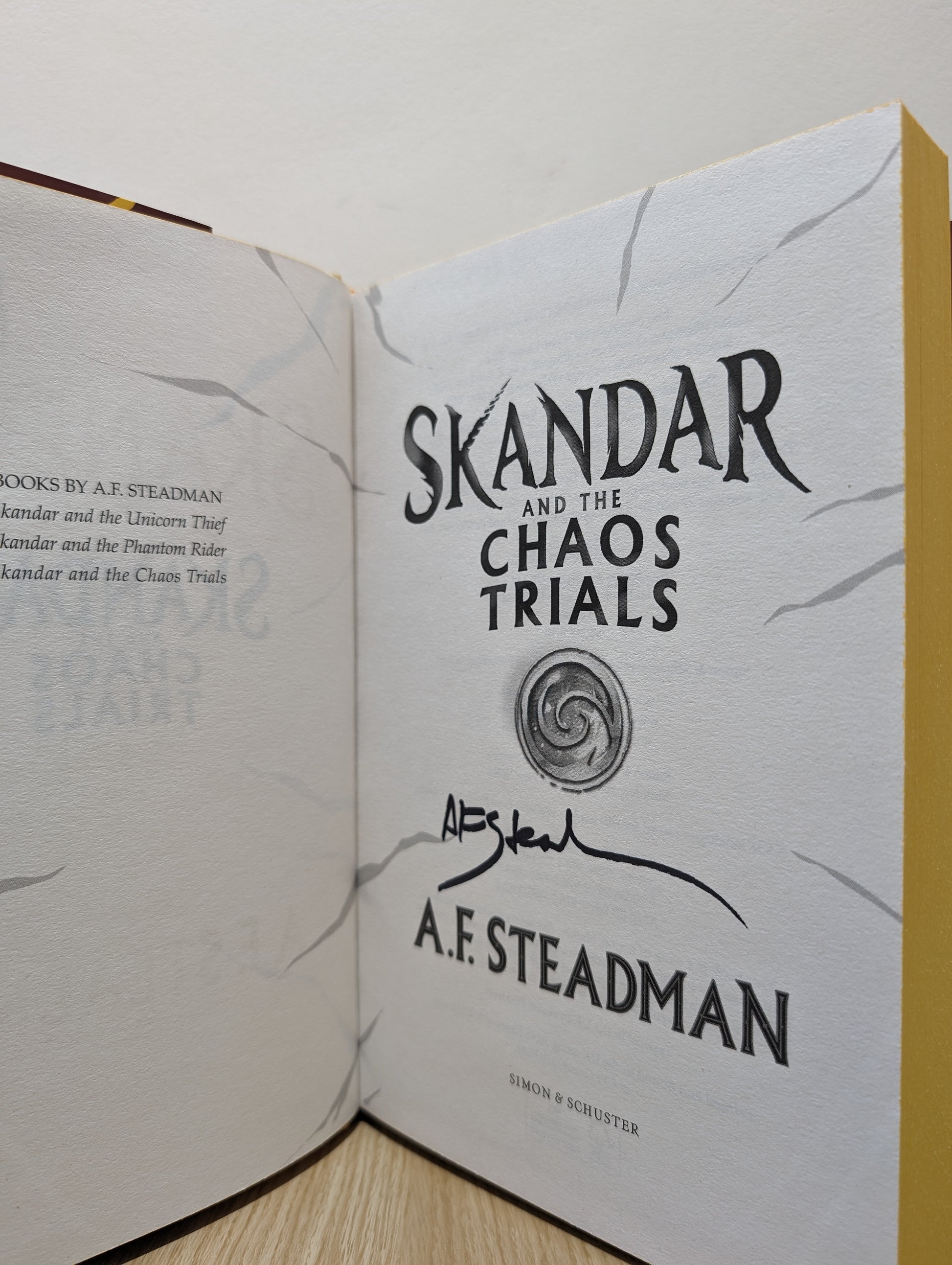 Skandar and the Chaos Trials: Skandar Volume 3 (Signed First Edition with sprayed edges)