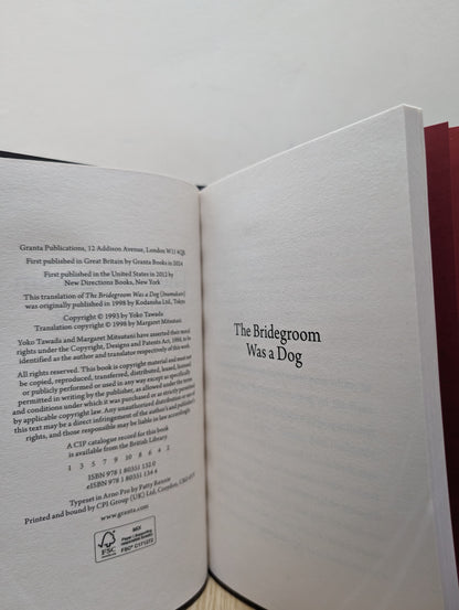 The Bridegroom Was a Dog (First Edition)