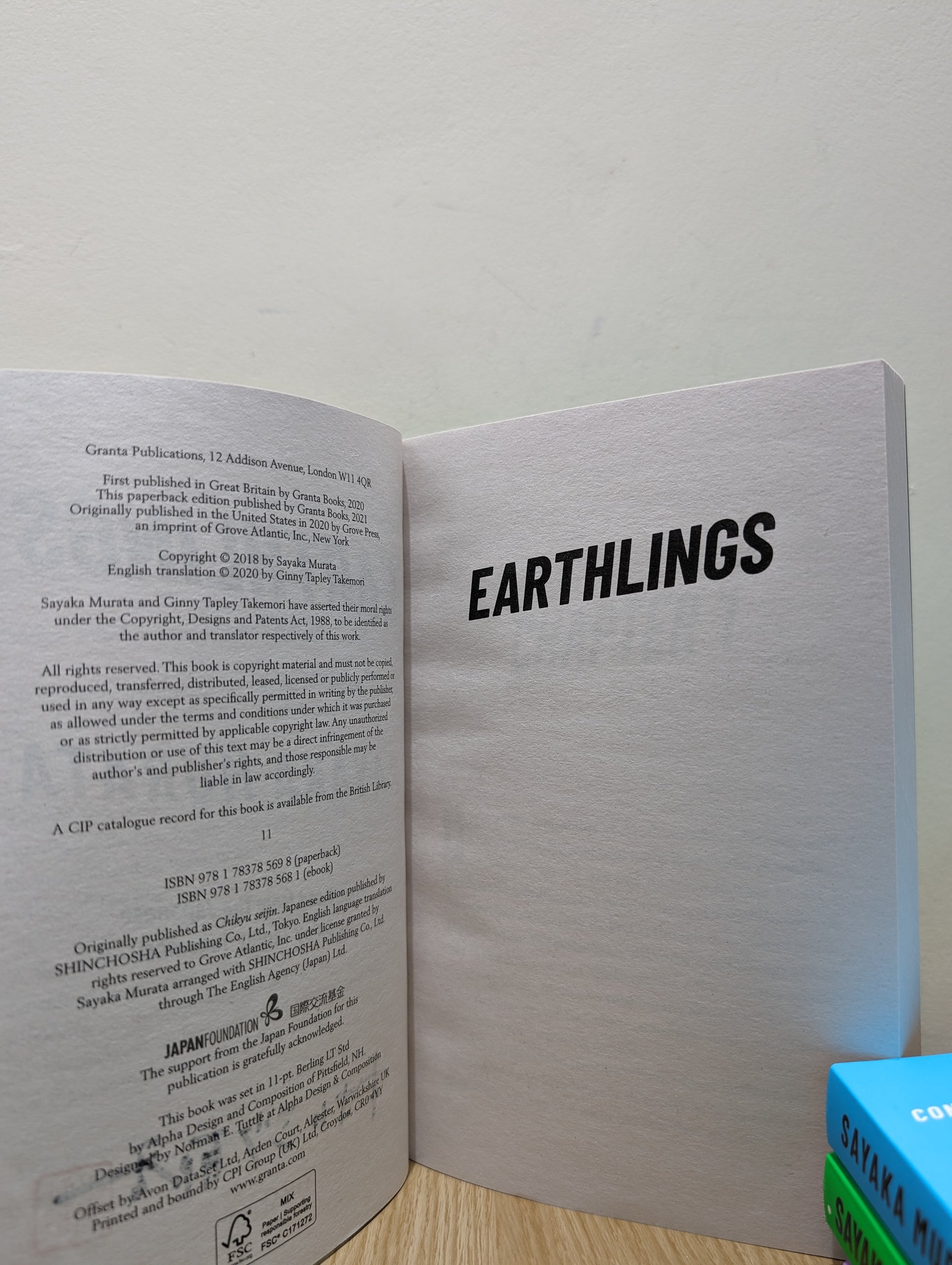 Earthlings (Signed Stamped Paperback Edition)