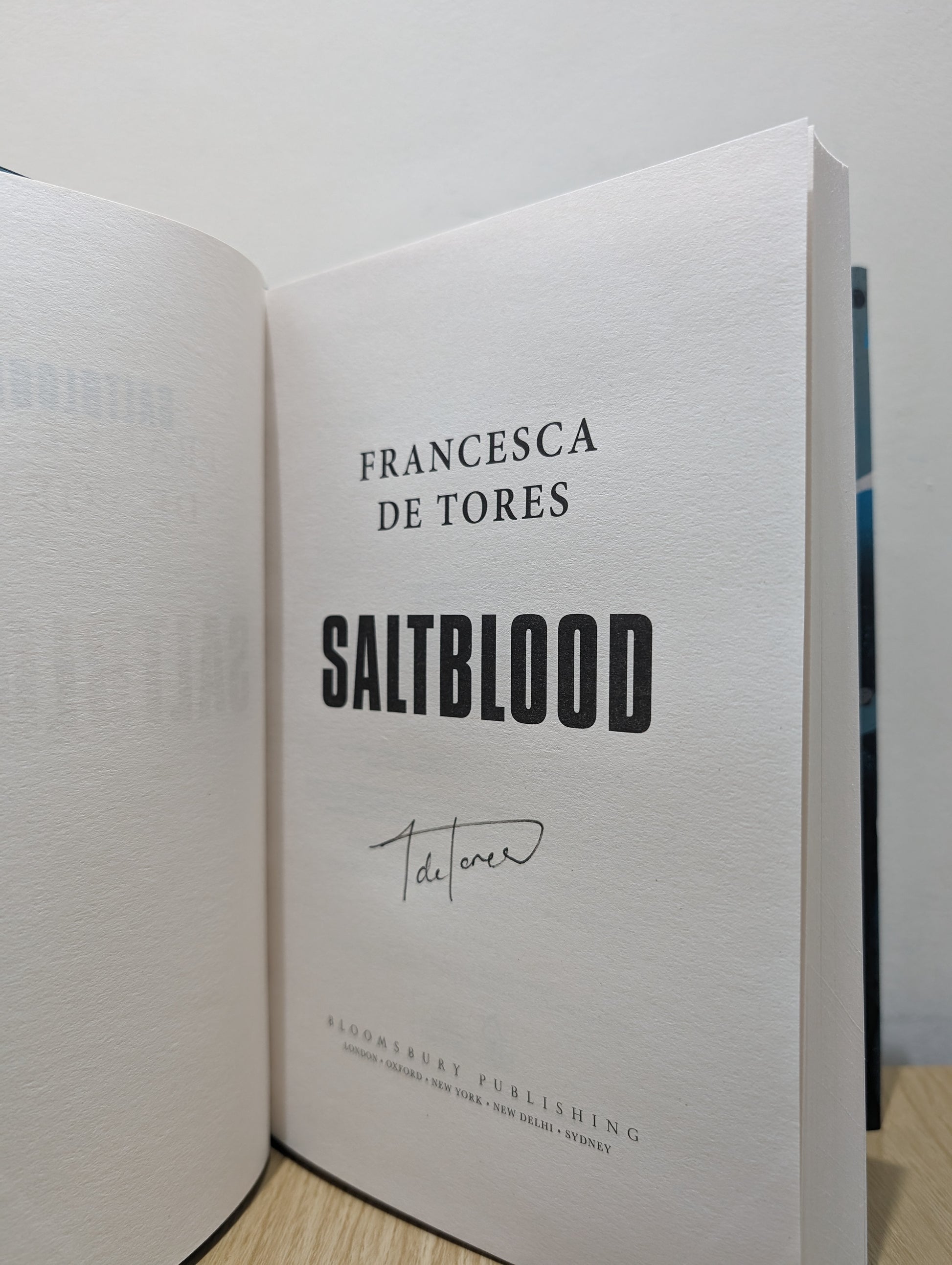 Saltblood: An epic historical fiction debut inspired by real life female pirates (Signed First Edition)