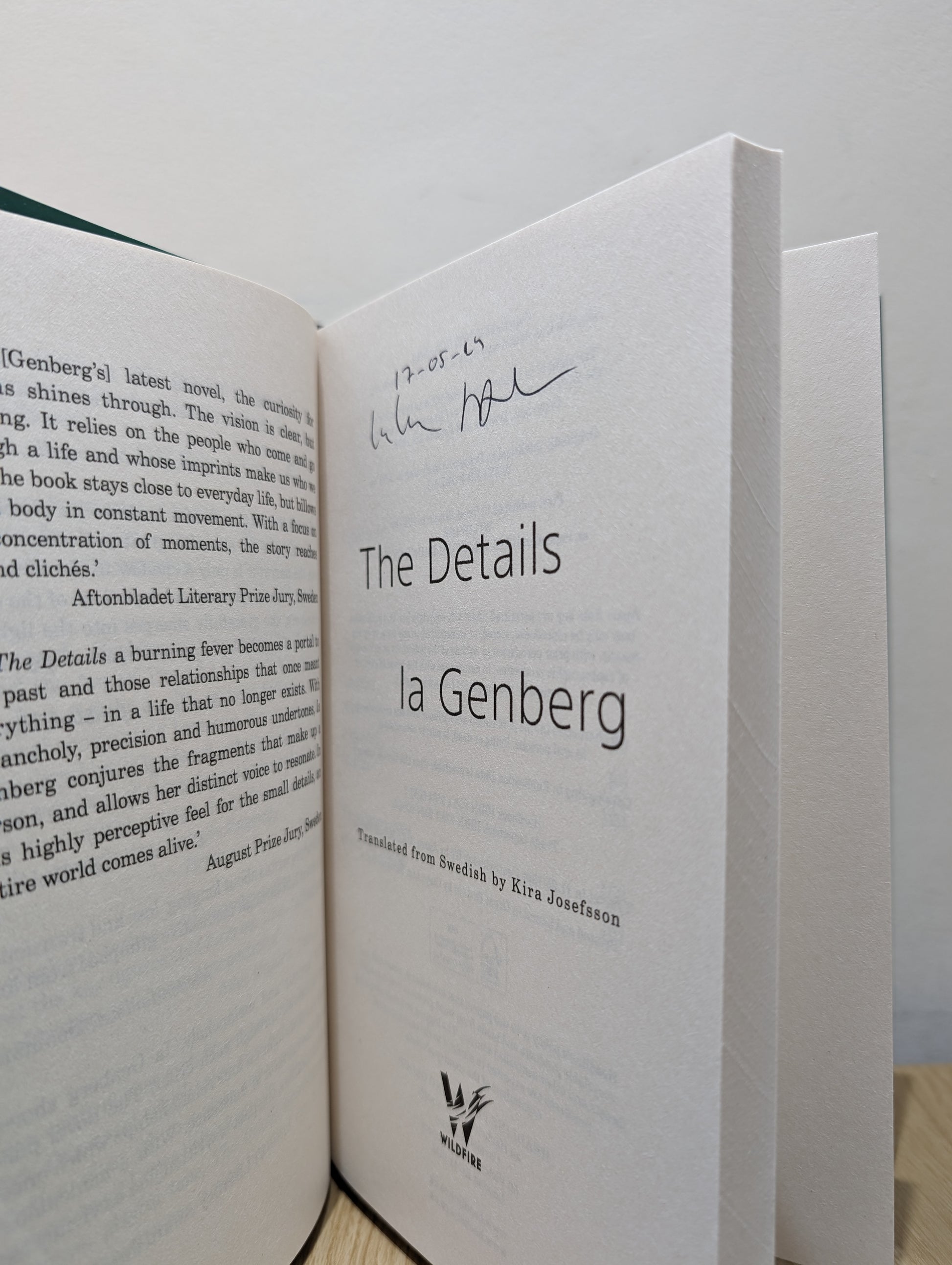 The Details (Double Signed Dated First Edition)