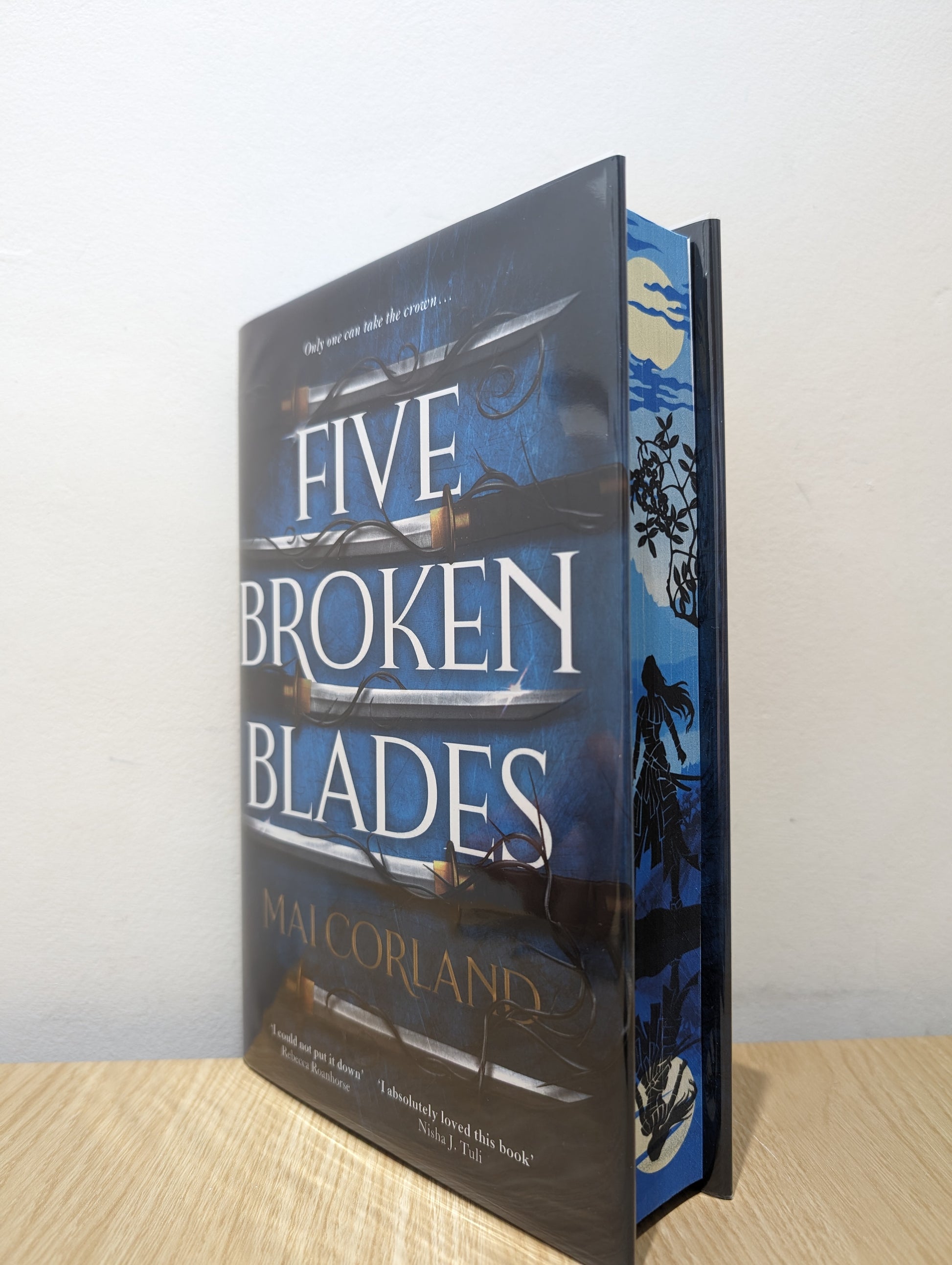 Five Broken Blades (Signed Numbered First Edition with sprayed edges)