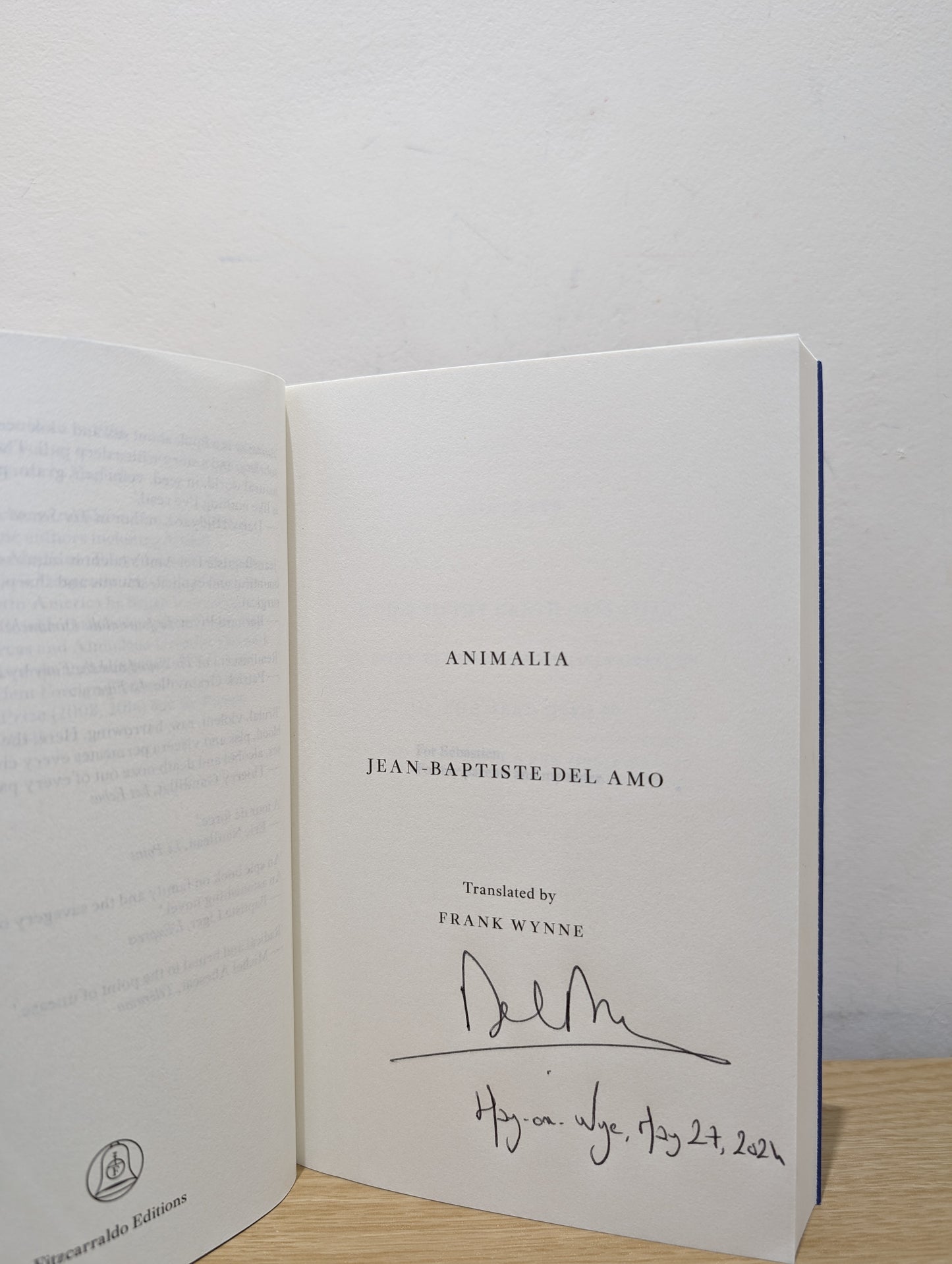 Animalia (Signed to Title Page)