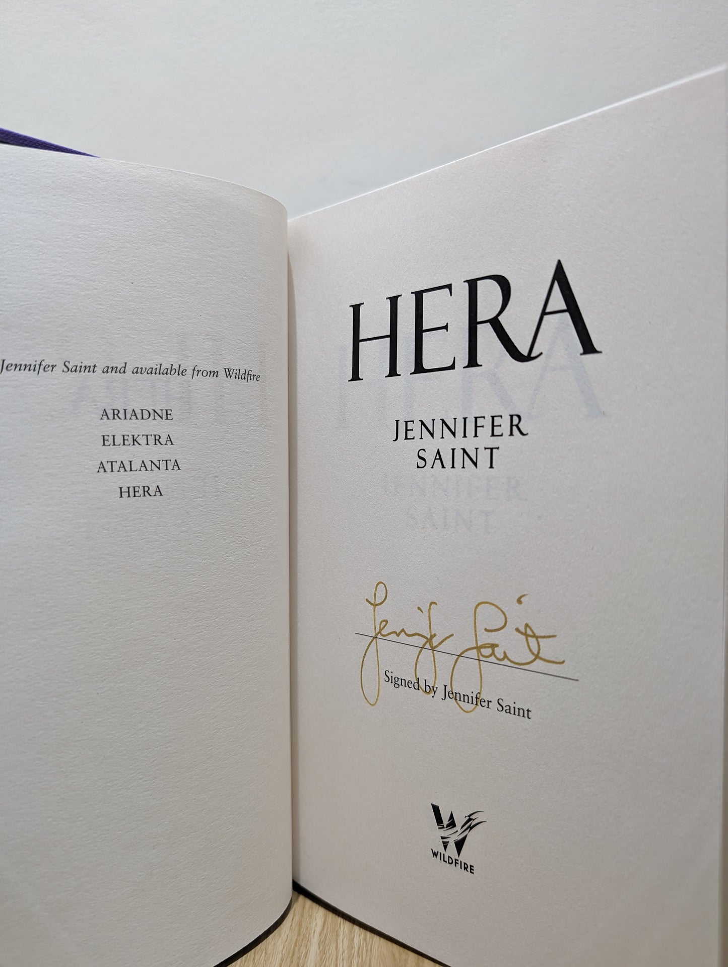 Hera: The beguiling story of the Queen of Mount Olympus (Signed First Edition)