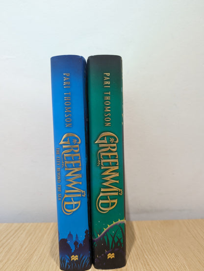 Greenwild 1-2: The World Behind The Door; The City Beyond the Sea (Signed First Edition Set with sprayed edges)