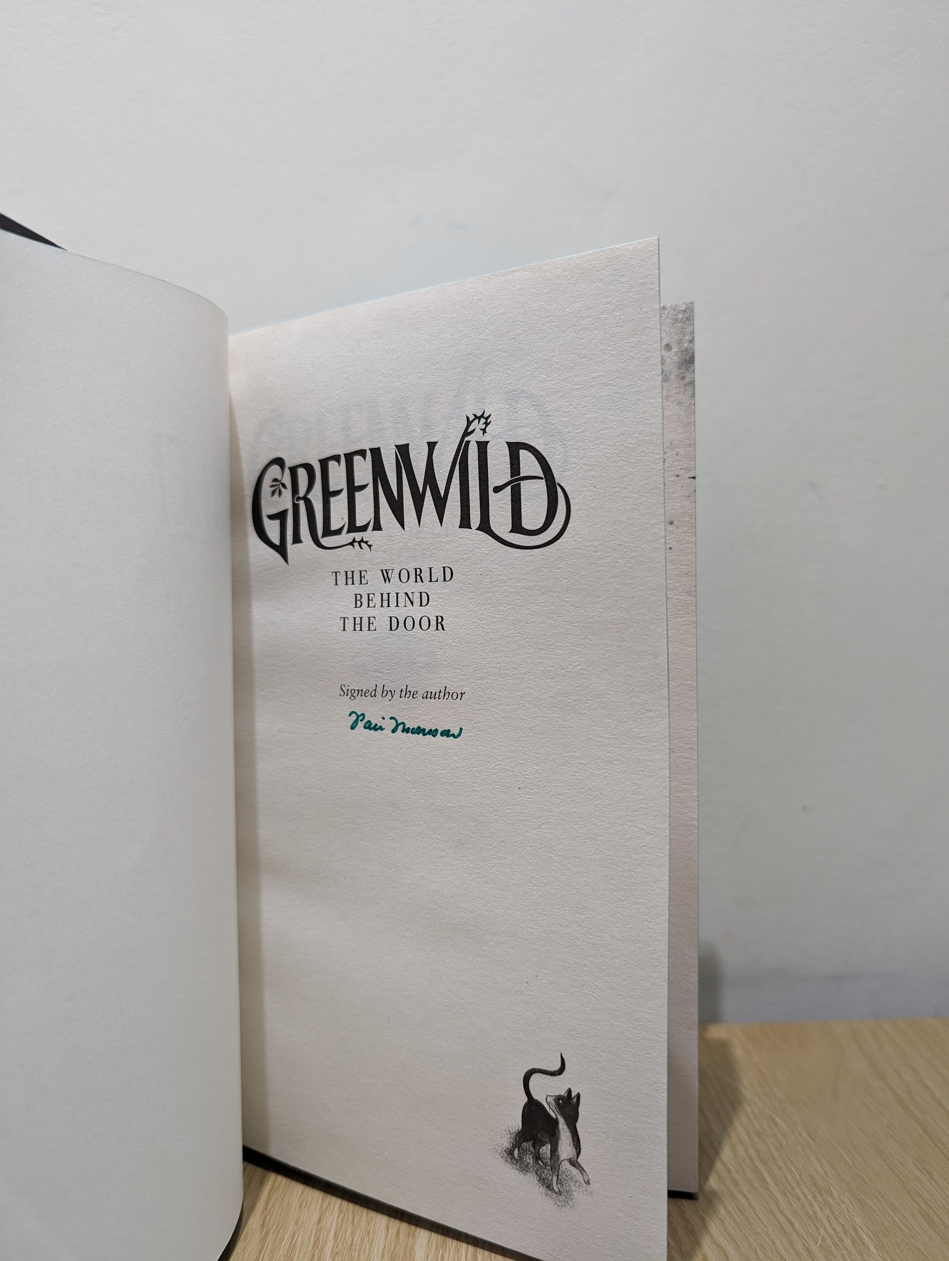 Greenwild 1-2: The World Behind The Door; The City Beyond the Sea (Signed First Edition Set with sprayed edges)