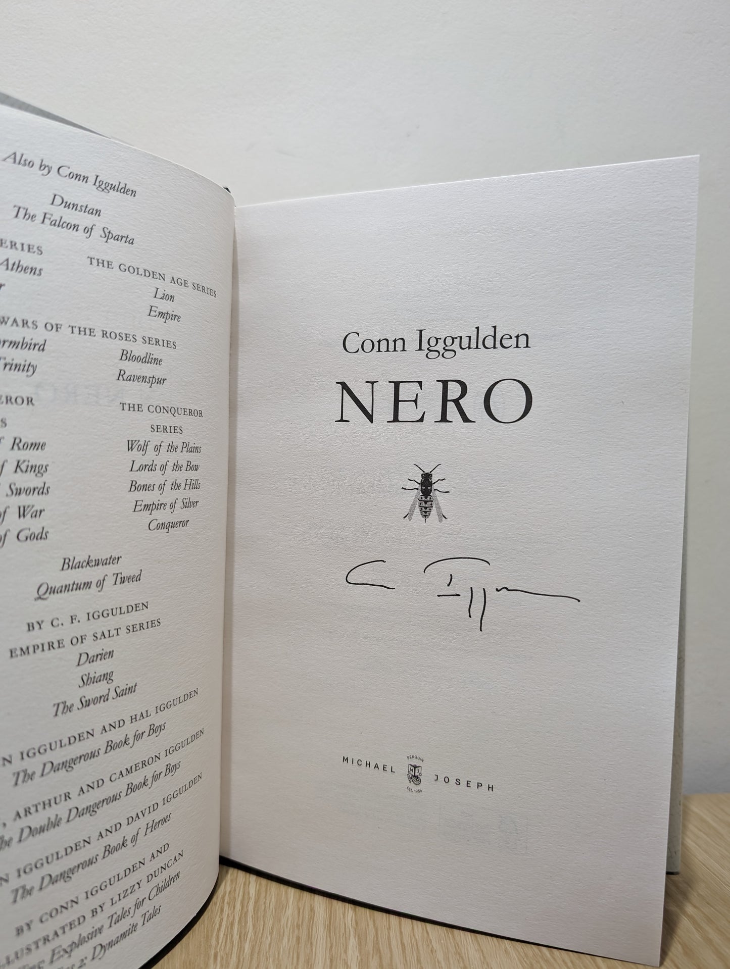 Nero: The author of the bestselling Emperor series returns to Rome (Signed First Edition)