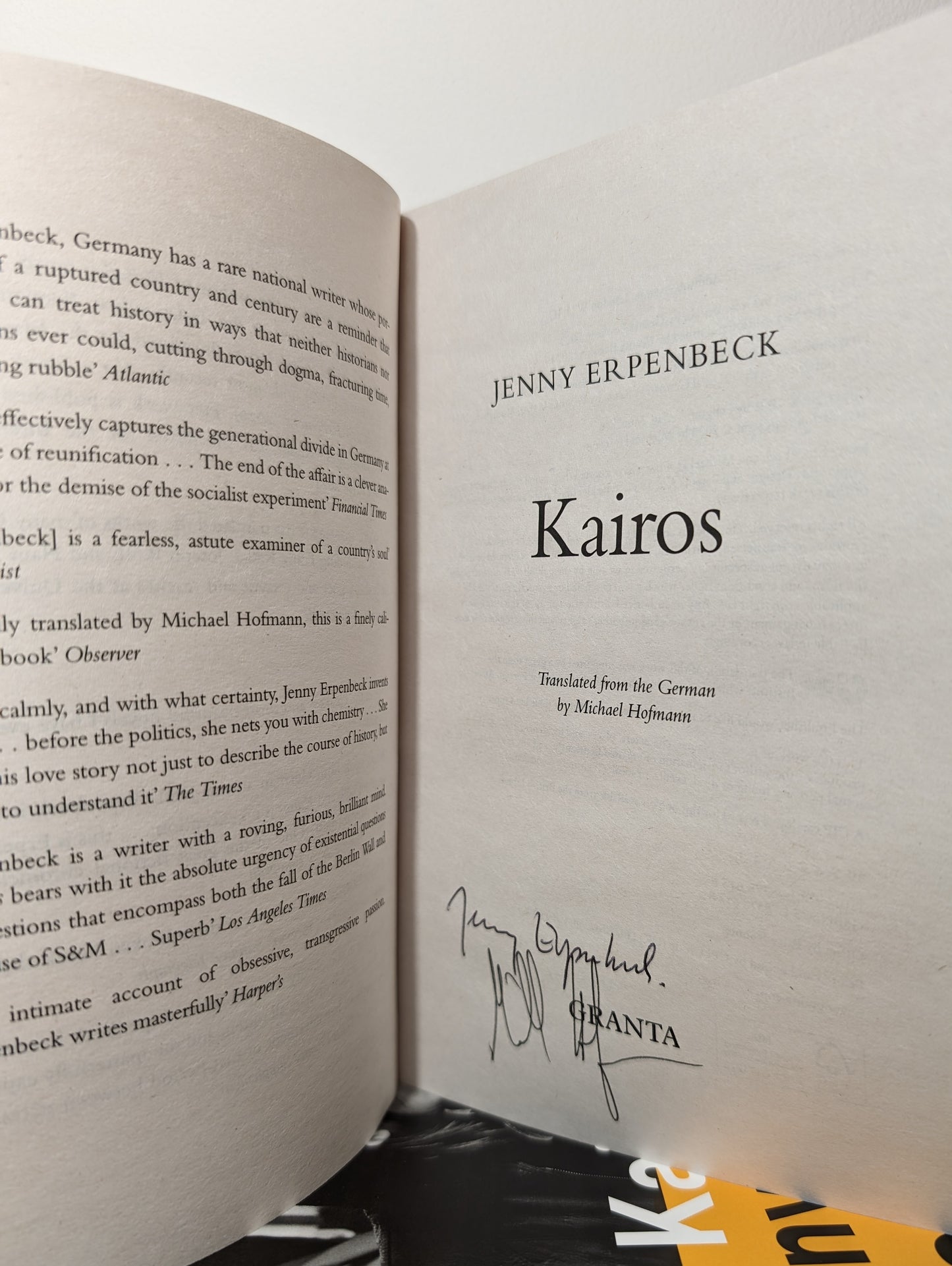 Kairos (Double Signed Paperback Edition)