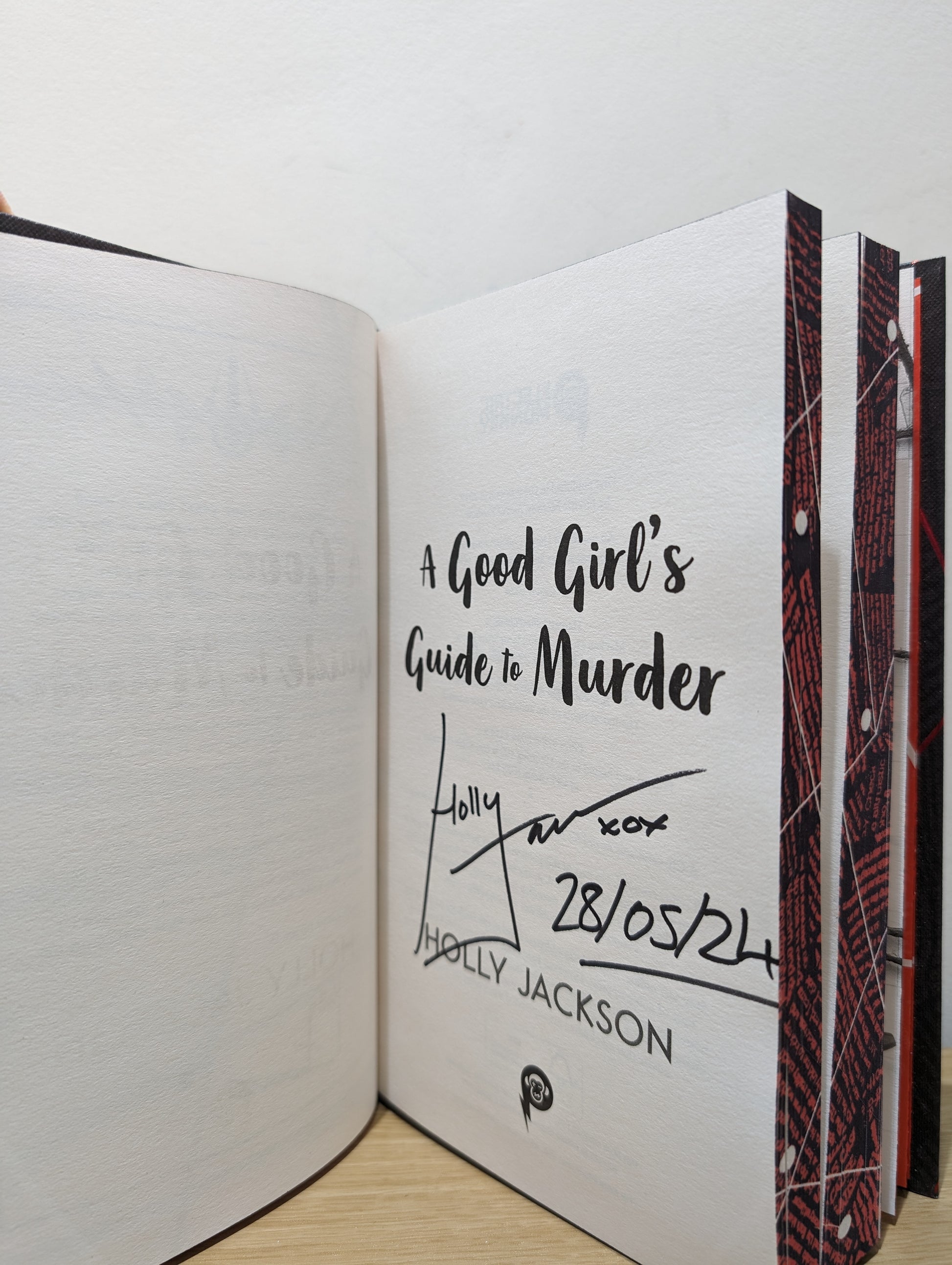 A Good Girl's Guide to Murder (Signed Dated Collector's Edition with sprayed edges)