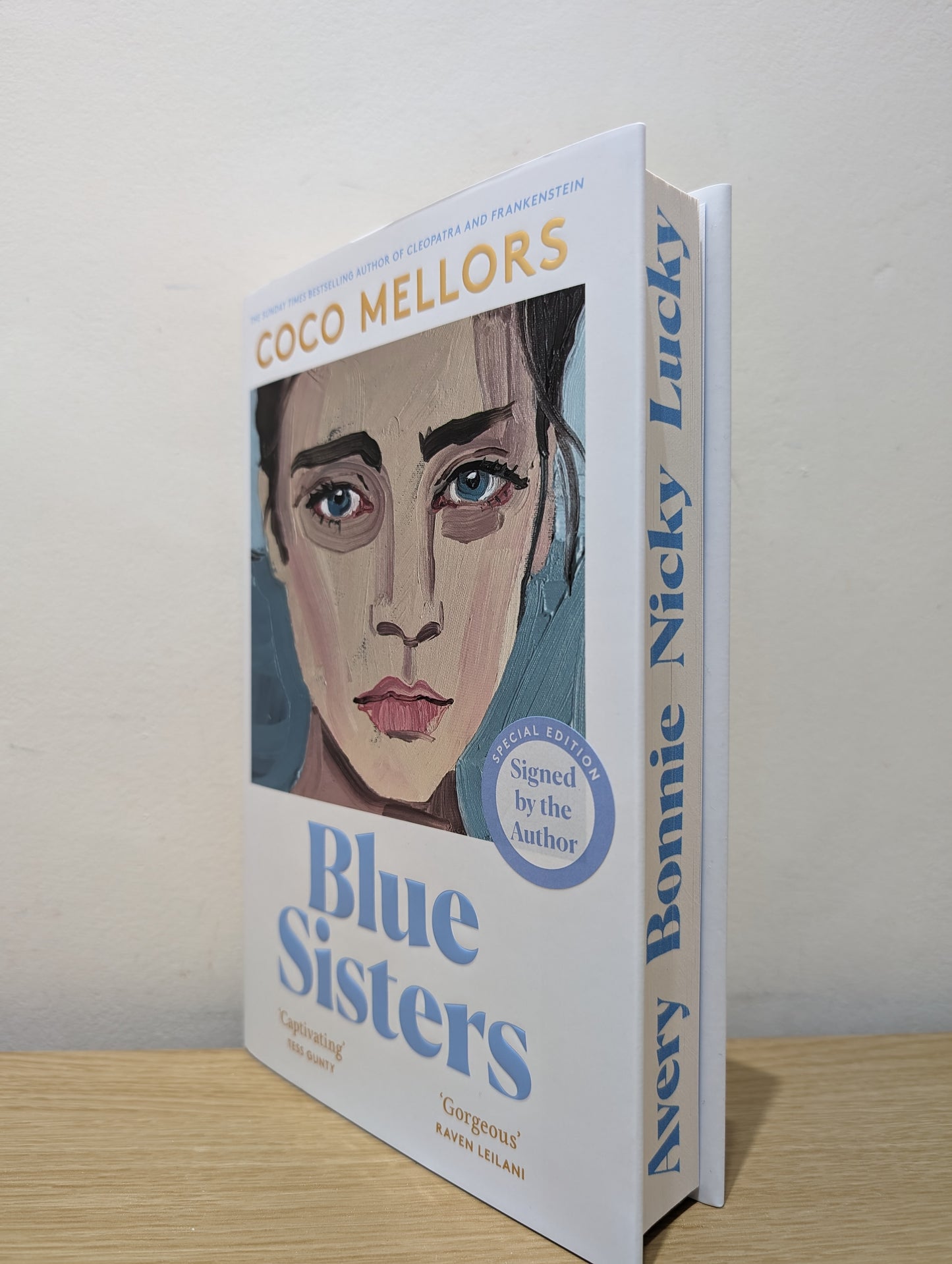 Blue Sisters (Signed First Edition with sprayed edges)