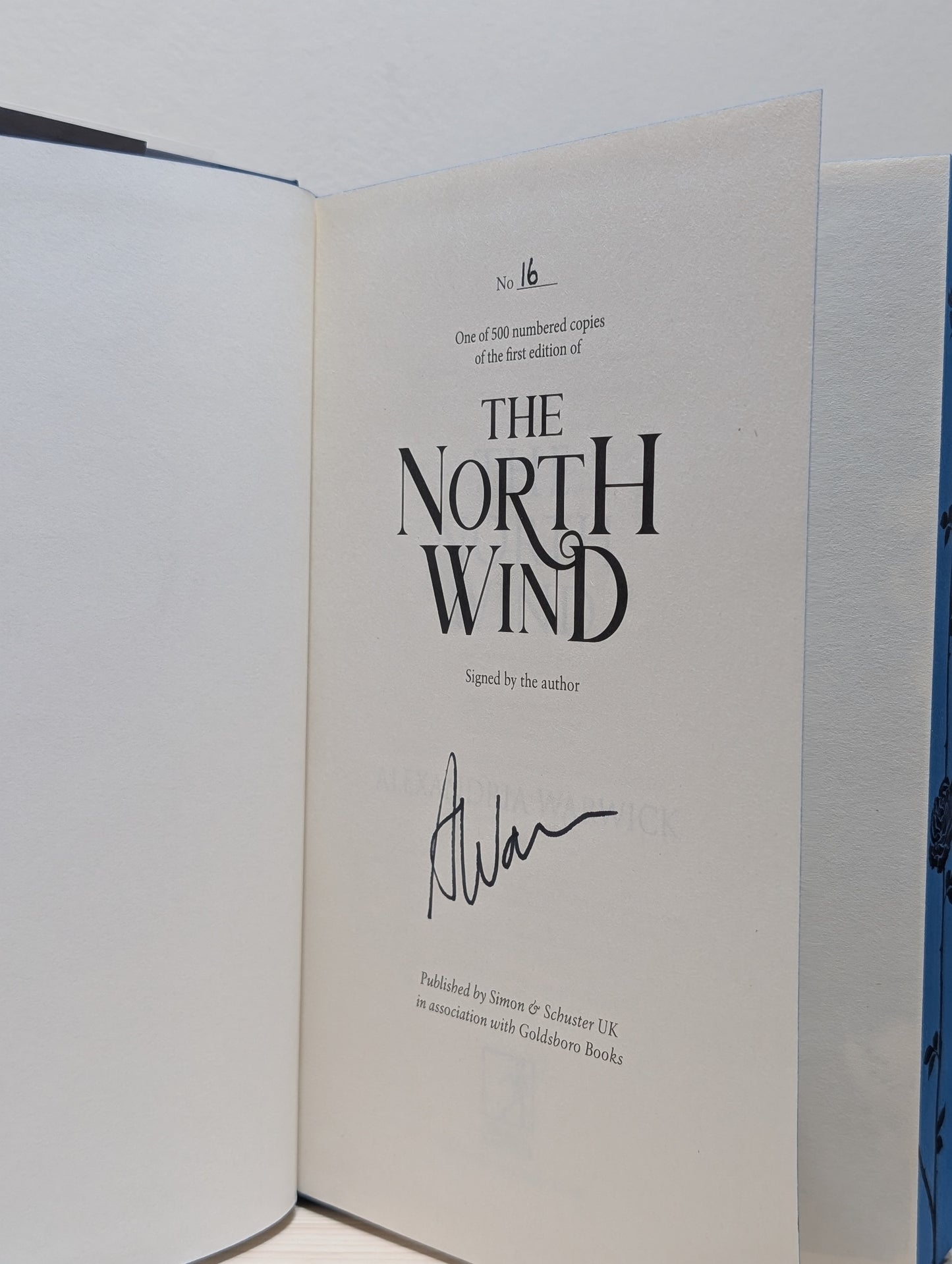 The North Wind; The West Wind (Signed Numbered First Edition with sprayed edges)