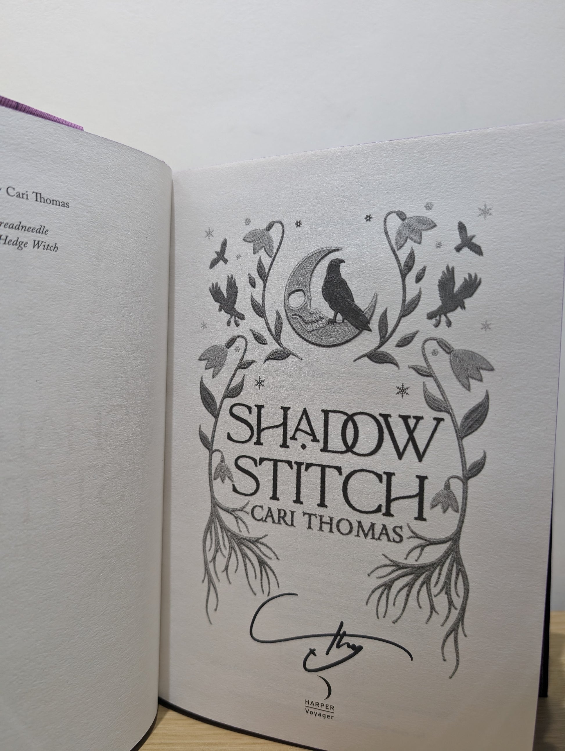 Shadowstitch: sequel from the author of the bestselling debut THREADNEEDLE (Signed First Edition with sprayed edges)