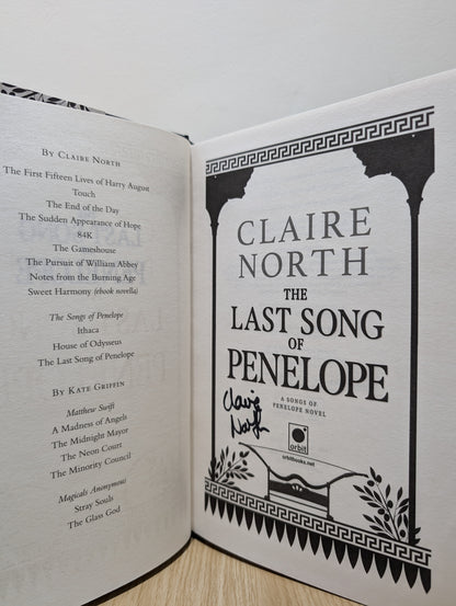 The Last Song of Penelope (The Songs of Penelope 3) (Signed First Edition)