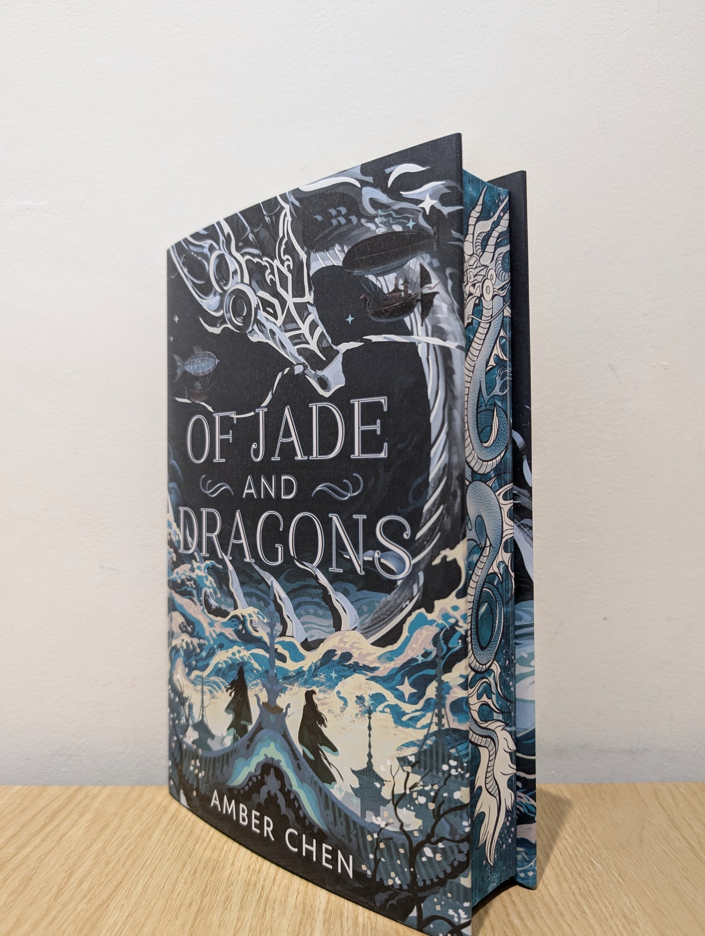 Of Jade and Dragons (Fall of the Dragon 1) (Signed First Edition with sprayed edges)