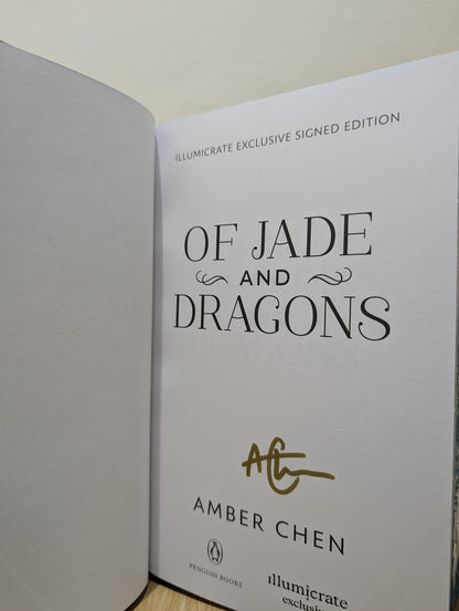 Of Jade and Dragons (Fall of the Dragon 1) (Signed First Edition with sprayed edges)