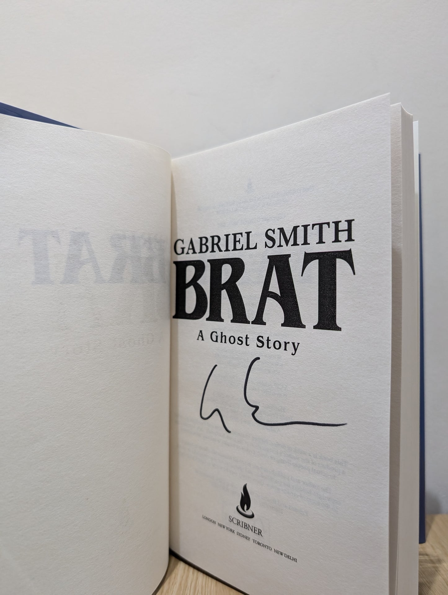 Brat: A Ghost Story (Signed First Edition)