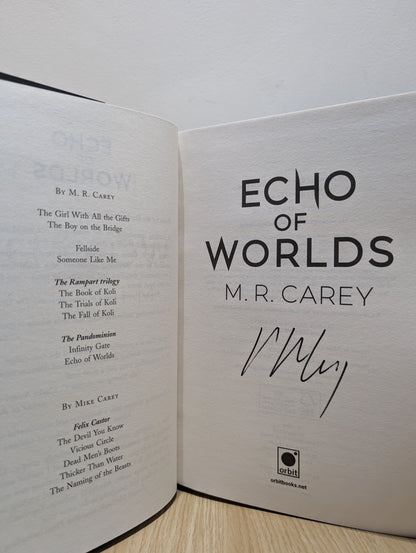 Echo of Worlds: Book Two of the Pandominion (Signed First Edition)