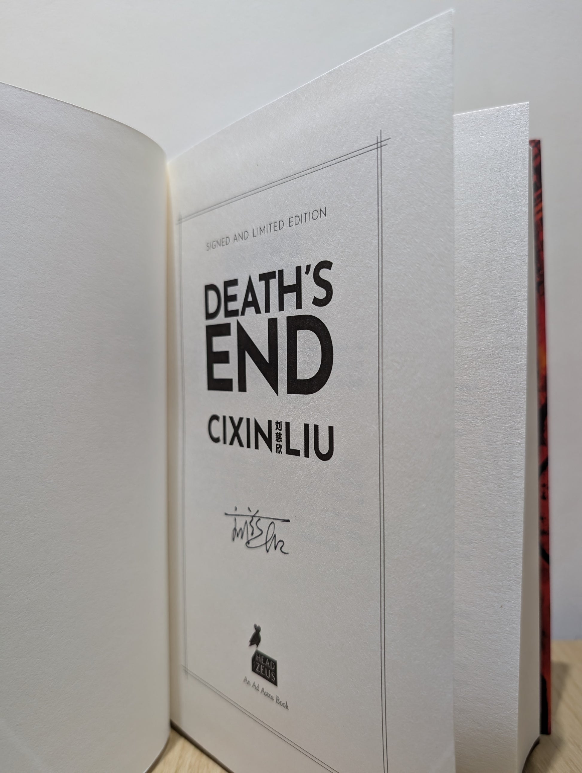 Death's End: The Three-Body Problem book 3 (Signed Edition)