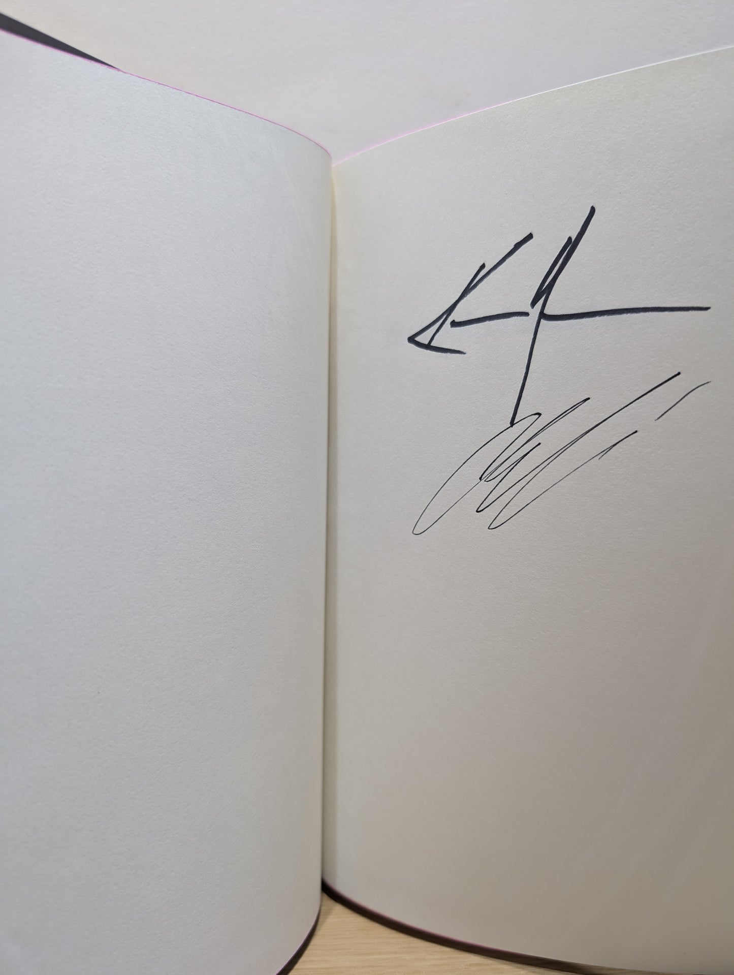 The Book of Elsewhere (Double Signed First Edition with sprayed edges)