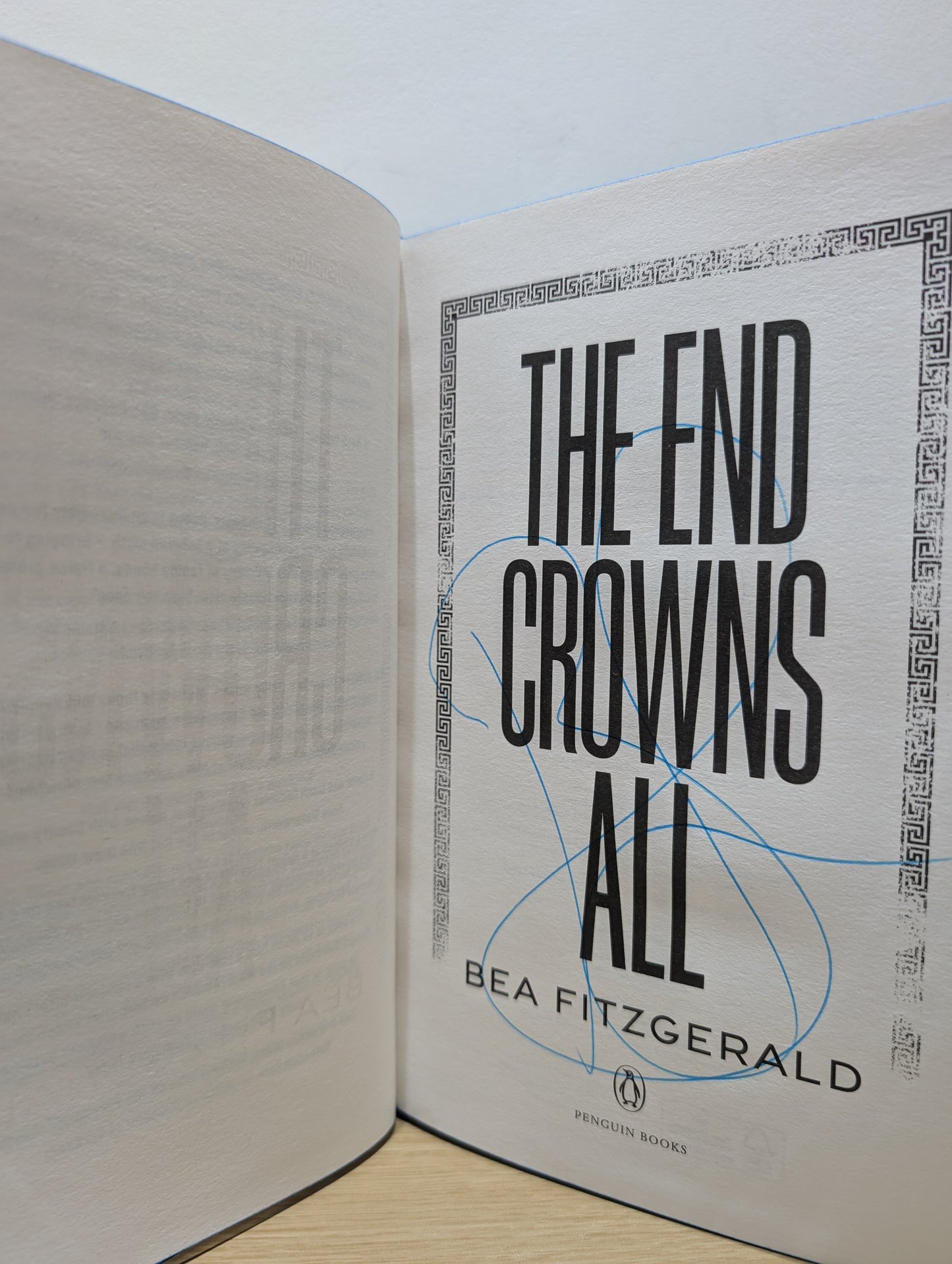 The End Crowns All (Signed First Edition with sprayed edges)