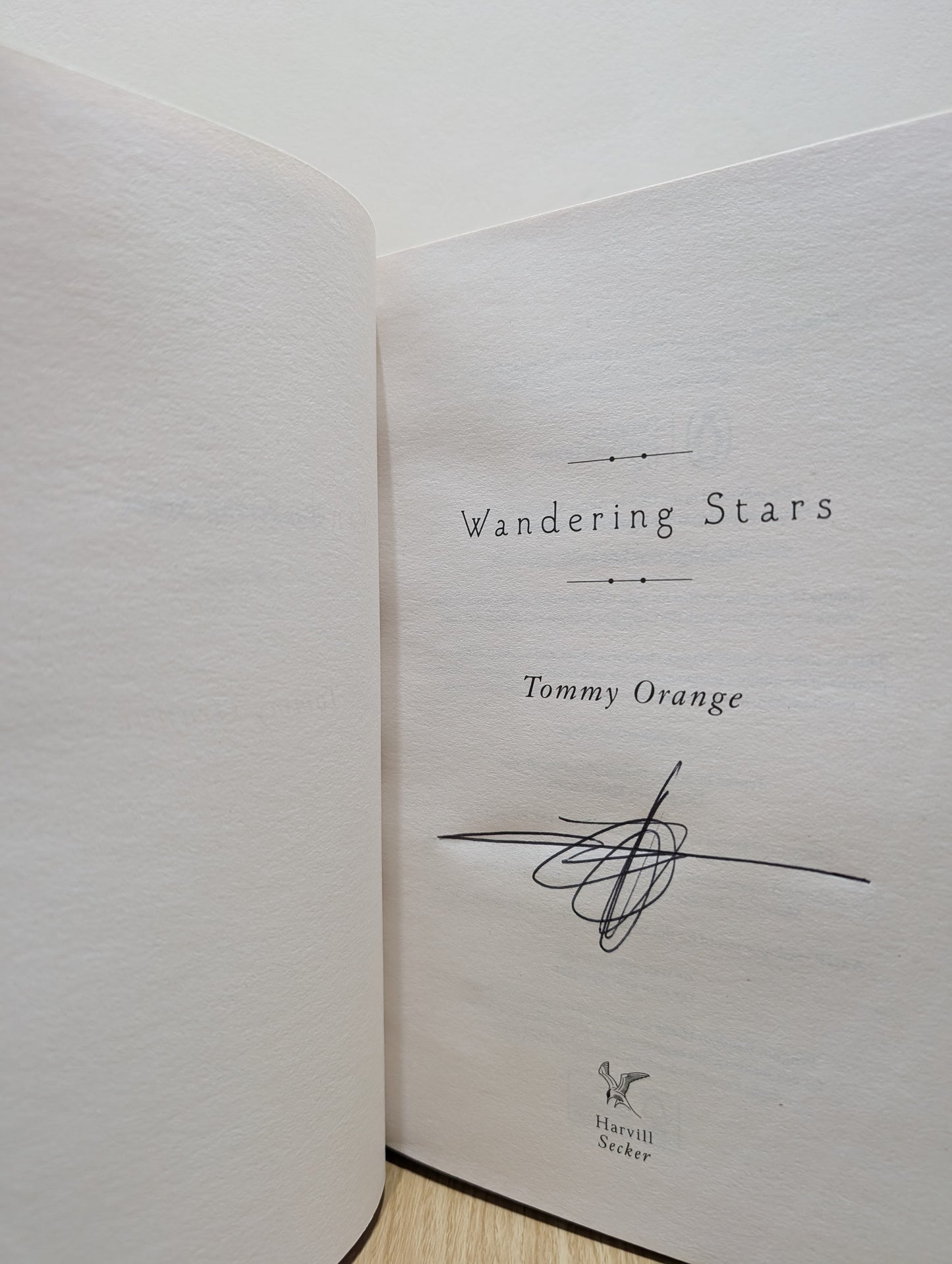 There There; Wandering Stars (Signed First Edition)