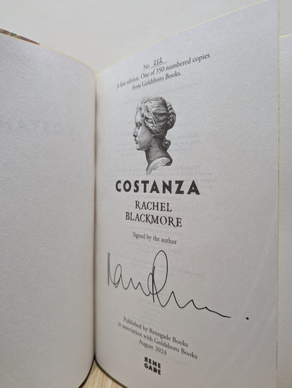 Costanza (Signed First Edition with sprayed edges)