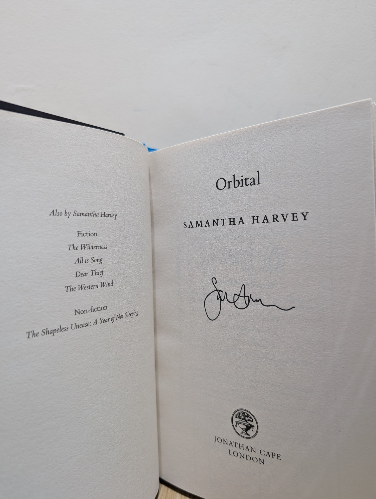 Orbital (Signed First Edition)