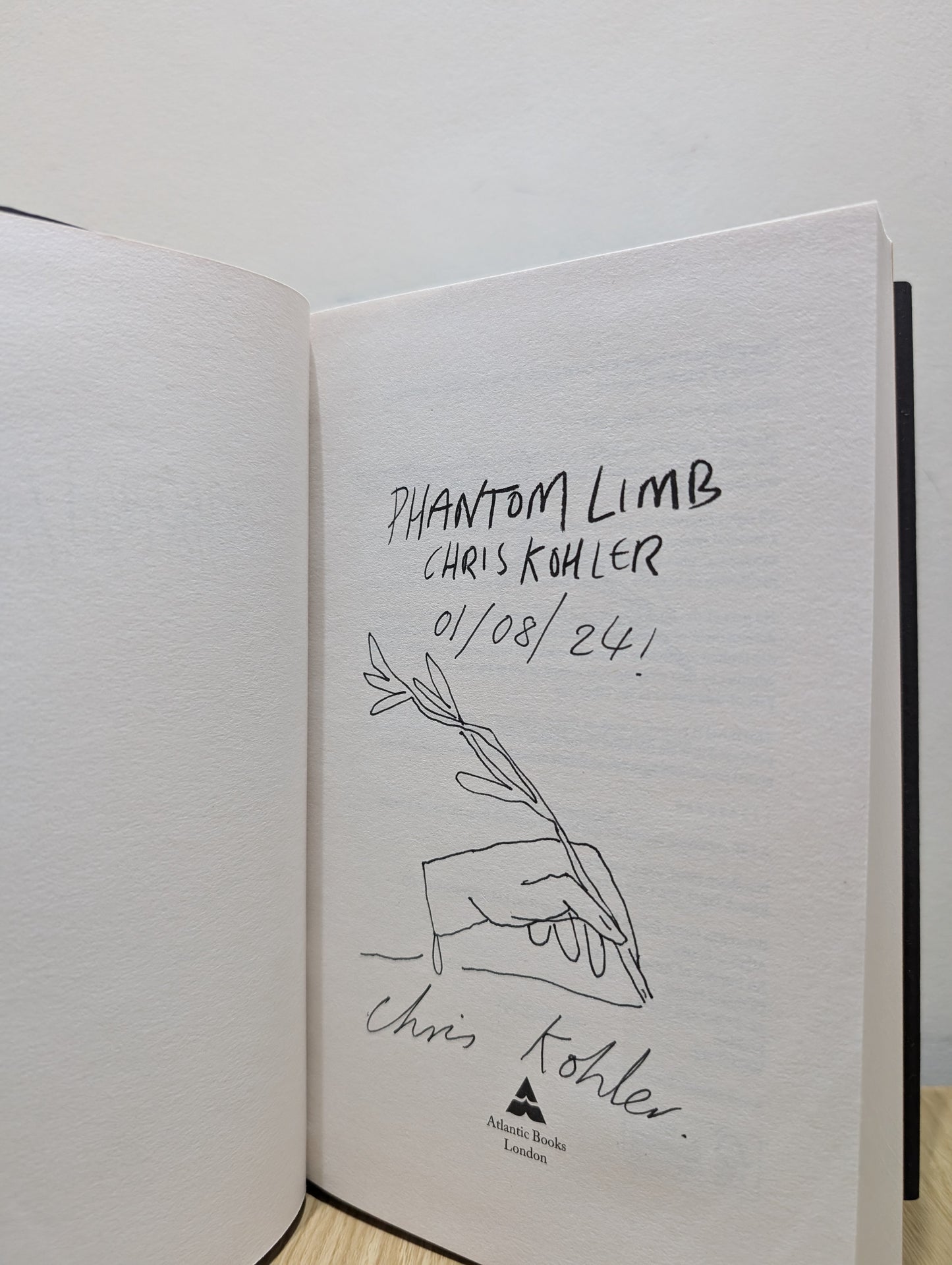 Phantom Limb (Signed Dated Doodled First Edition)