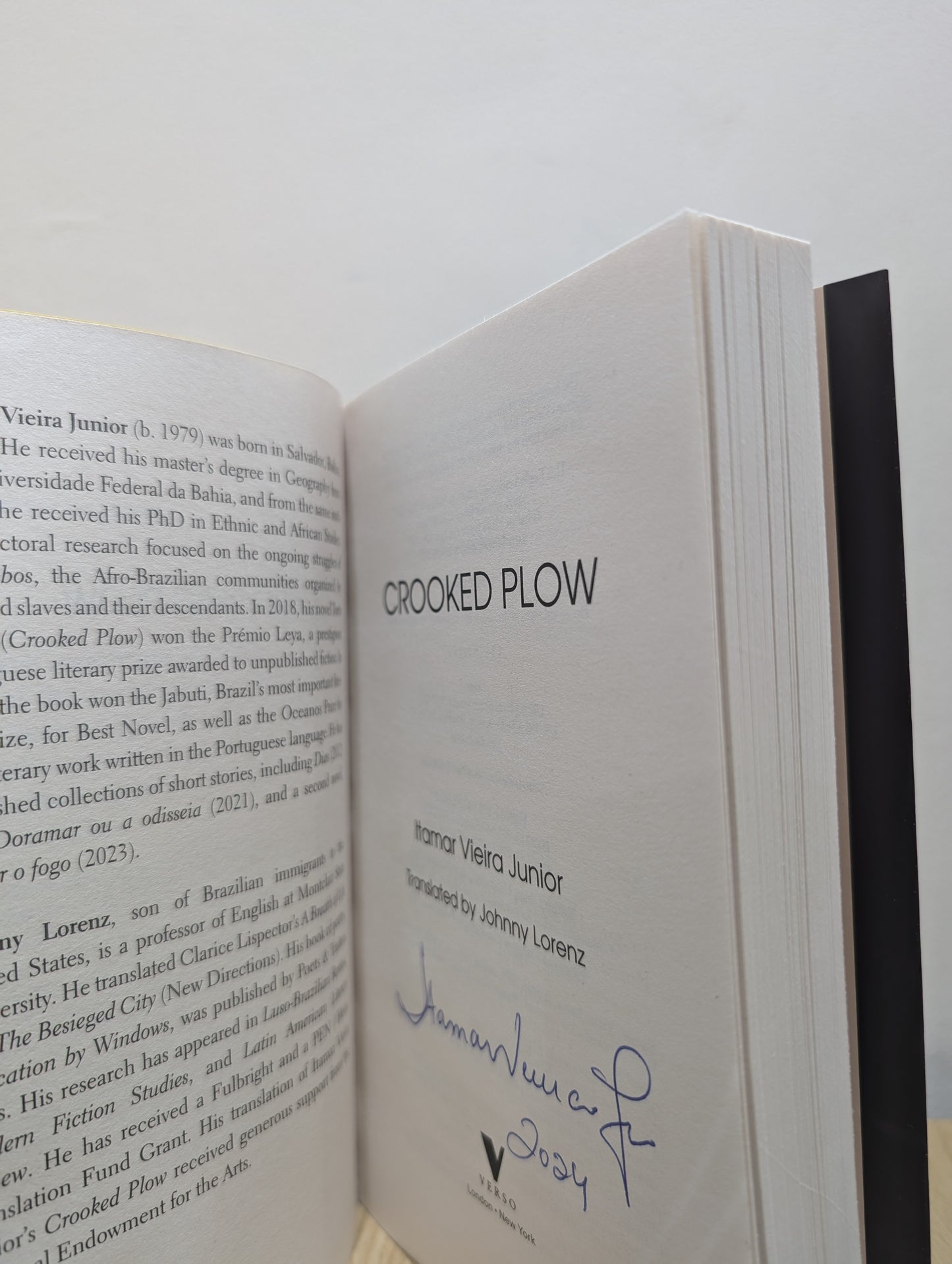 Crooked Plow (Signed First Edition)