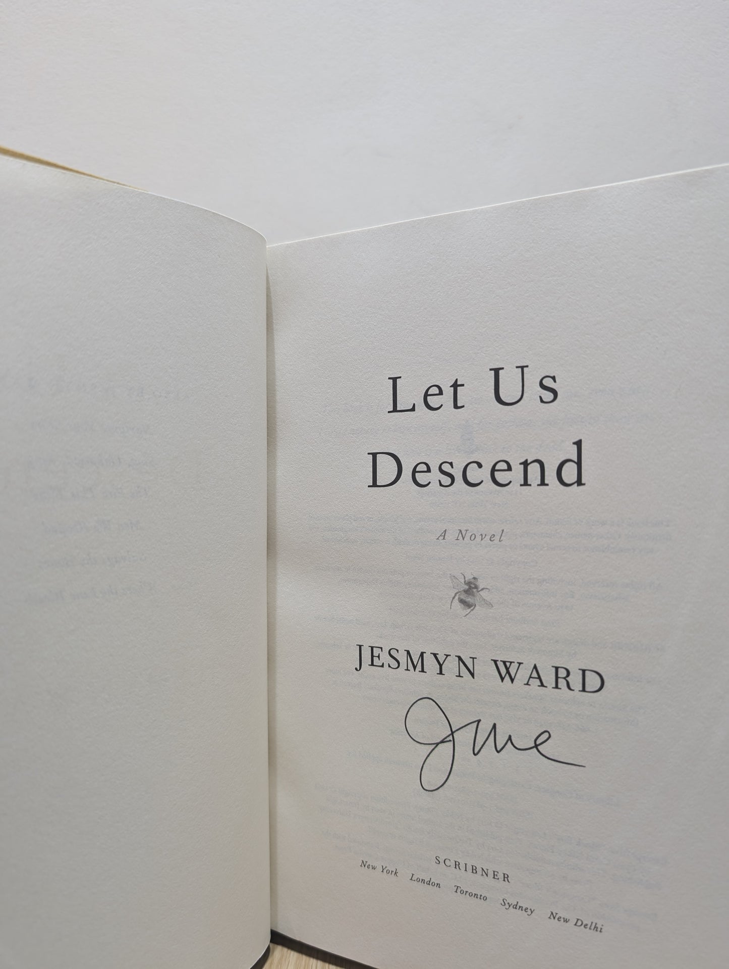 Let Us Descend (Signed US First Edition)