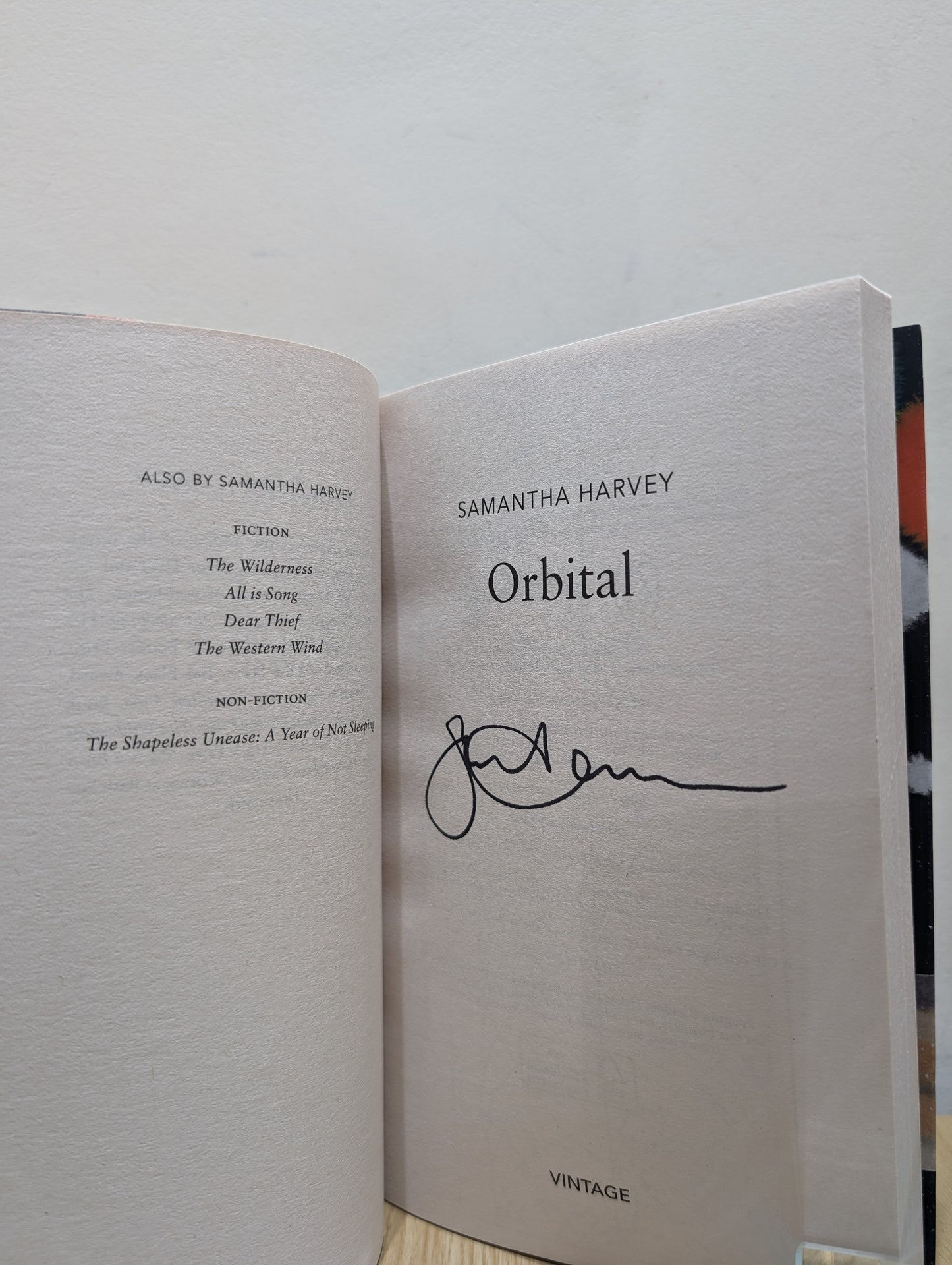 Orbital (Signed First Paperback Edition)