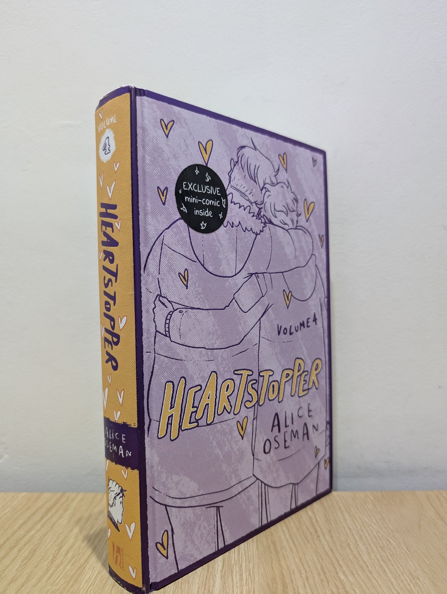 Heartstopper Volume 4 (Signed First Hardback Edition)