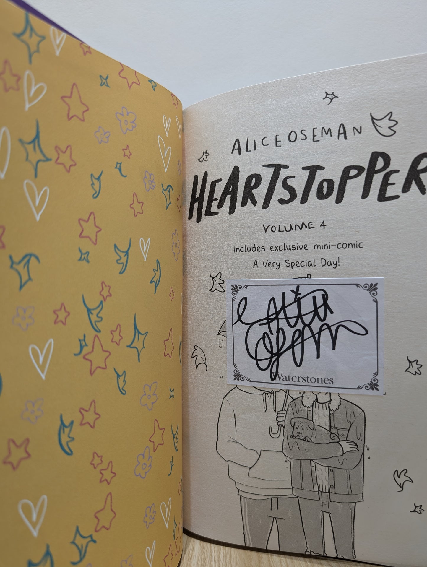 Heartstopper Volume 4 (Signed First Hardback Edition)