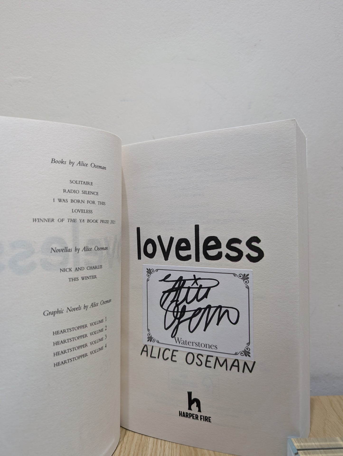 Loveless (Signed Bookplate Edition)