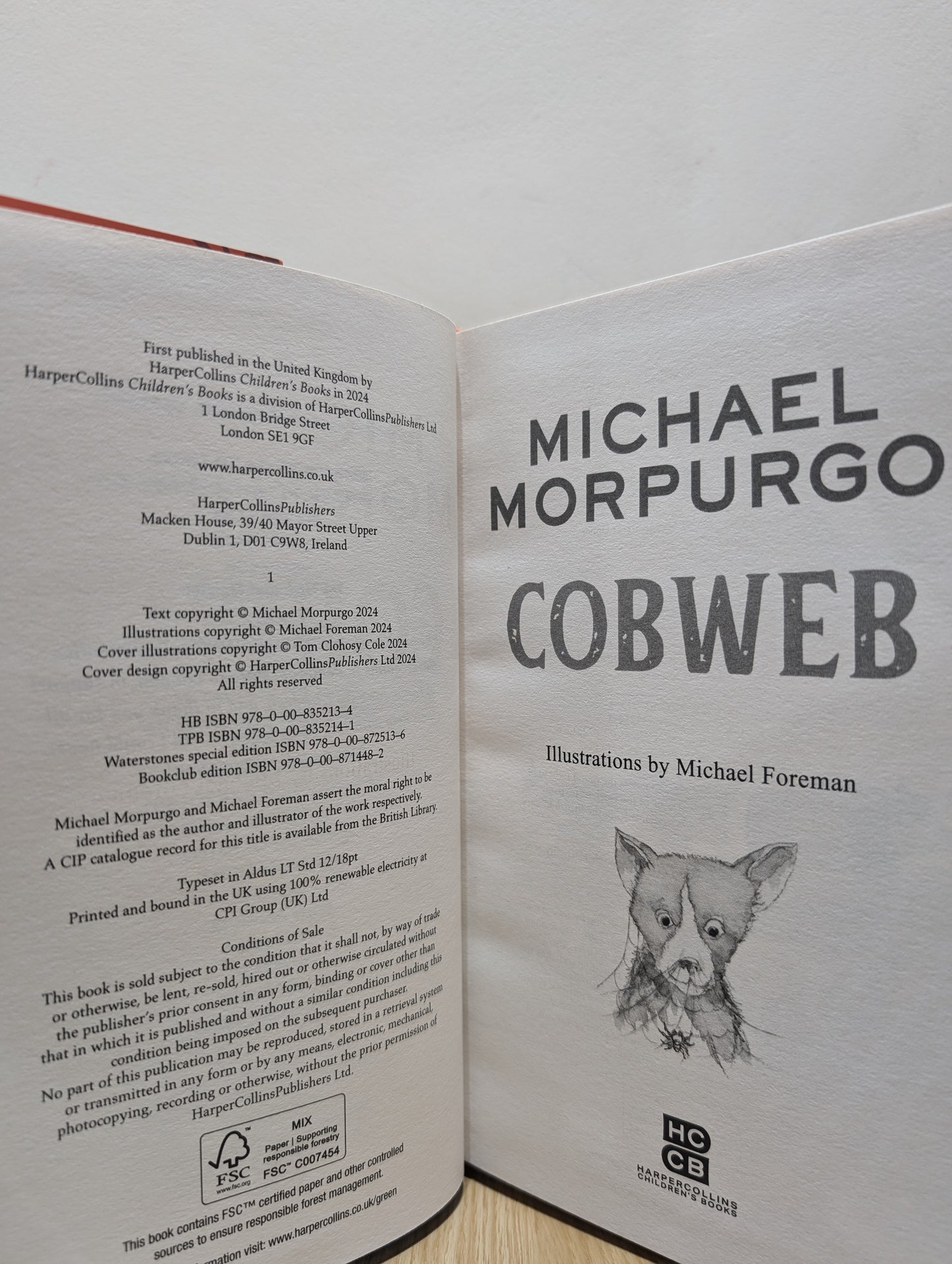 Cobweb (Signed First Edition)