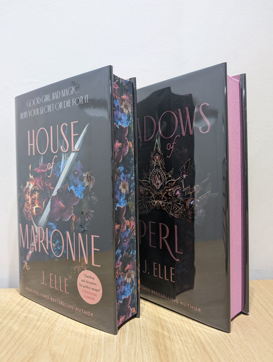 House of Marionne; The Shadow of Perl (Signed First Edition Set  with sprayed edges)